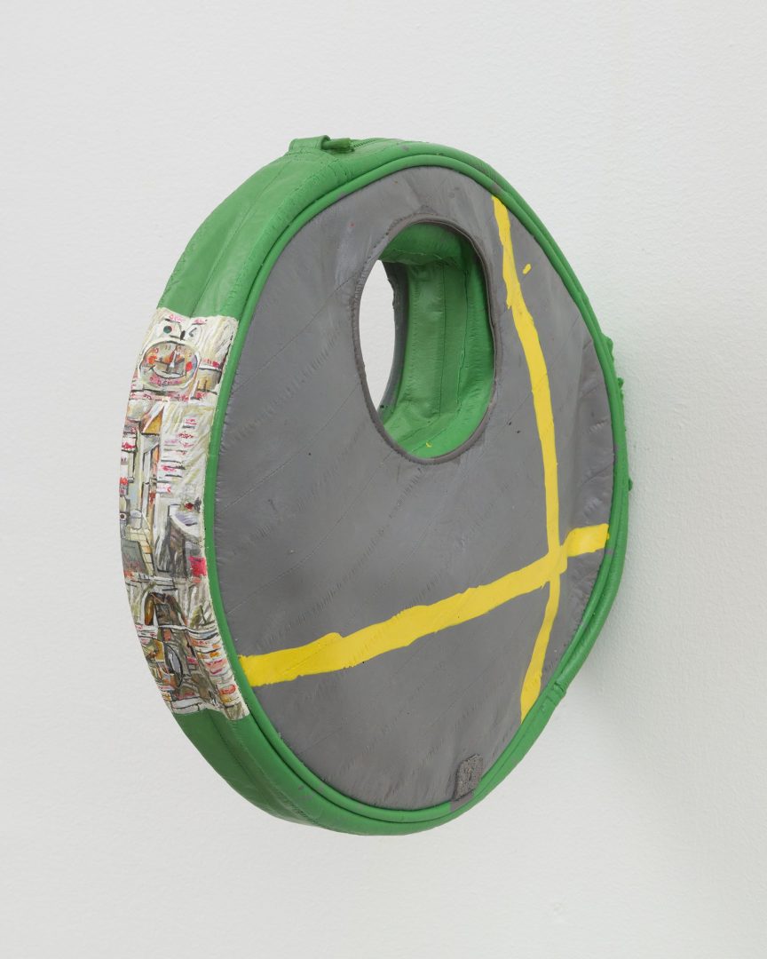 Internal Clock 3, 2022, cast polyurethane, polyurethane pigment, acrylic, Courtesy of Chapter NY