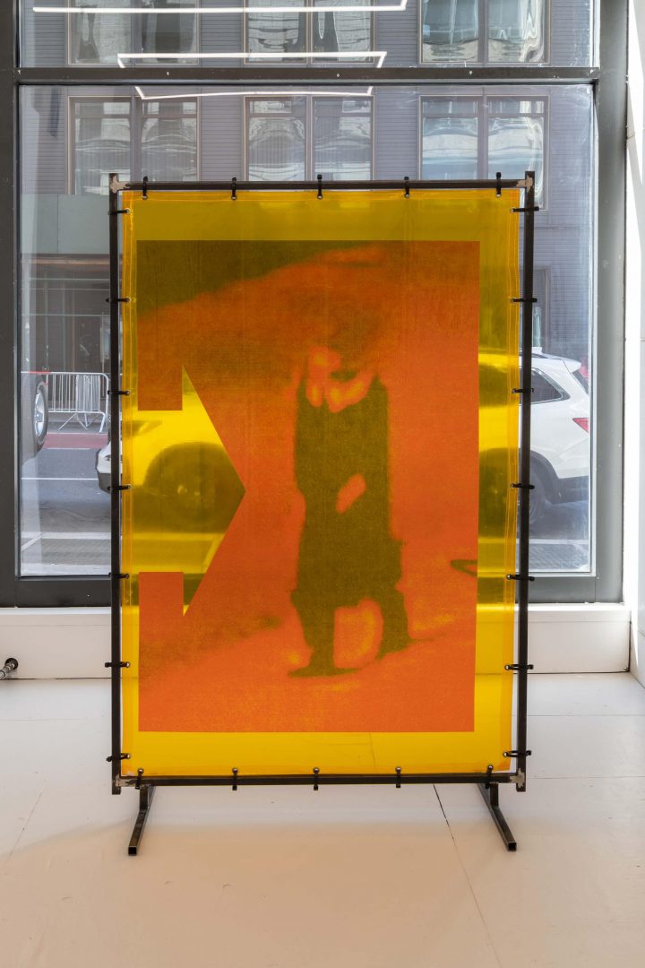 Nina Hartmann
Surveillance Study I (Diagram Excerpt), 2022 UV print on vinyl
76.5 x 48 x 21 3/4 inches