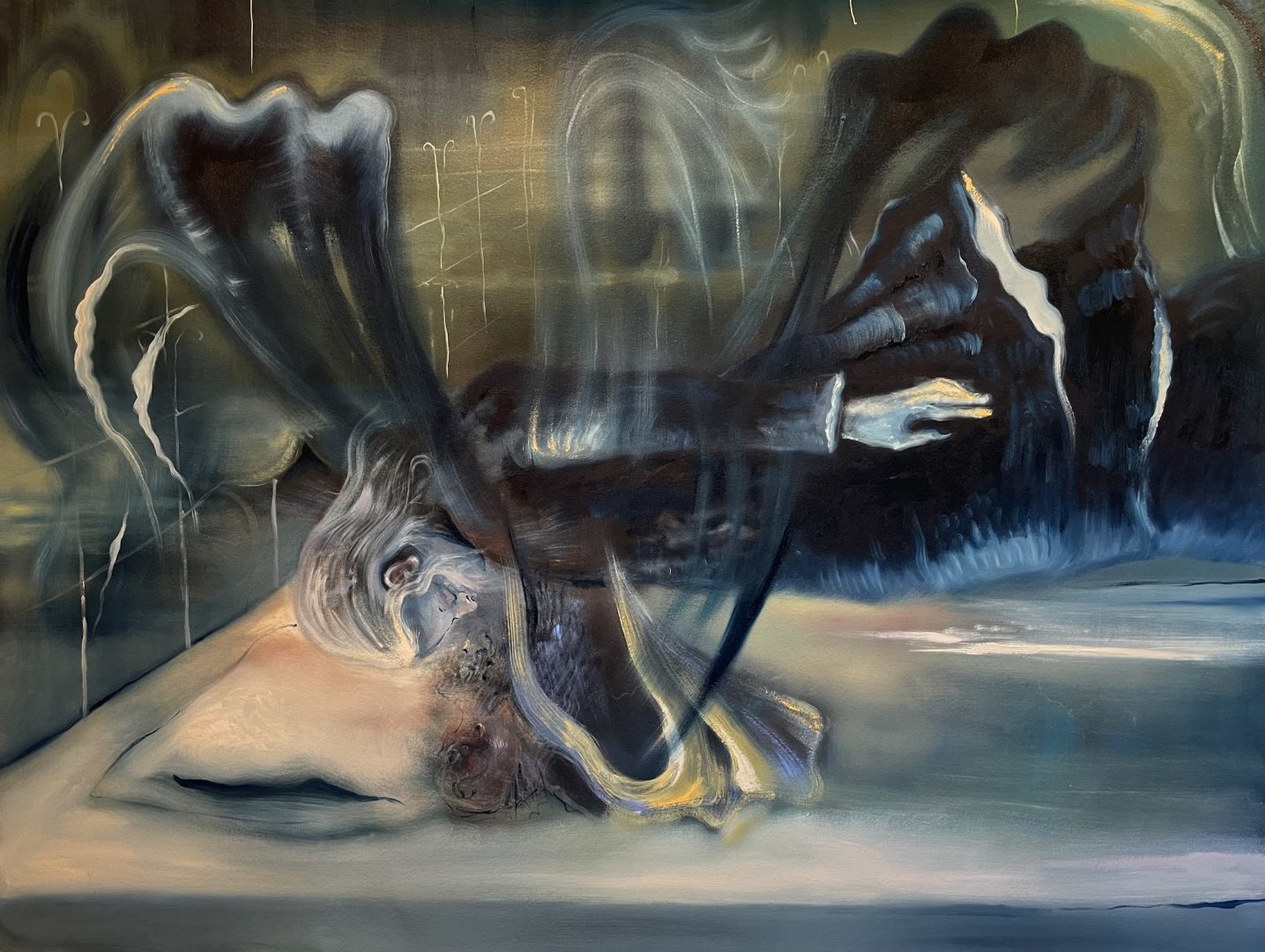 Angela Maasalu, 'Exorcism', 2024, Oil on canvas, 115 x 155 cm
© Angela Maasalu and Paulina Caspari, Munich