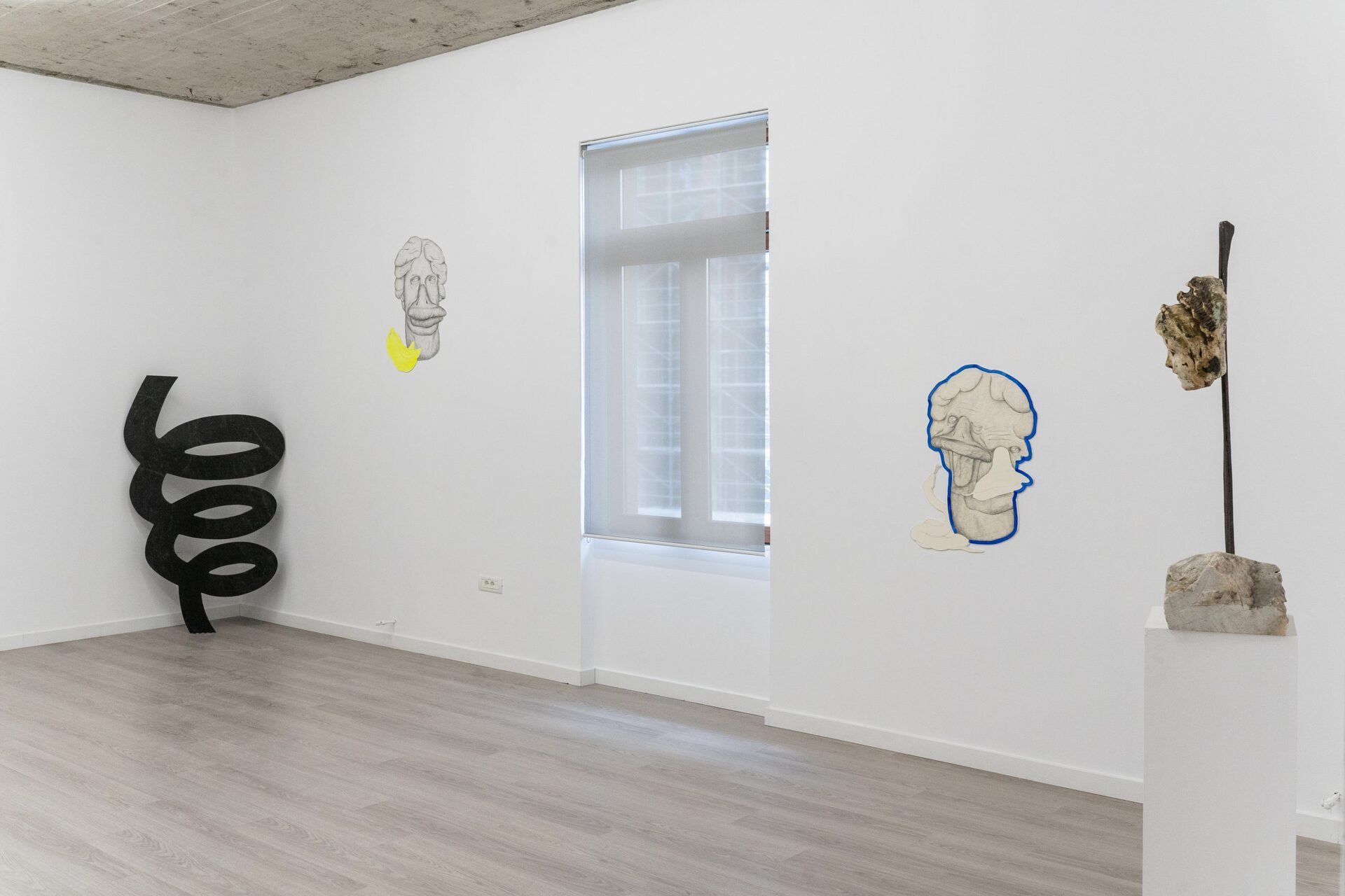 Exhibition view. From left to right: Larisa Sitar, Lea Rasovszky, Michele Bressan. Photo credit: infi.ro