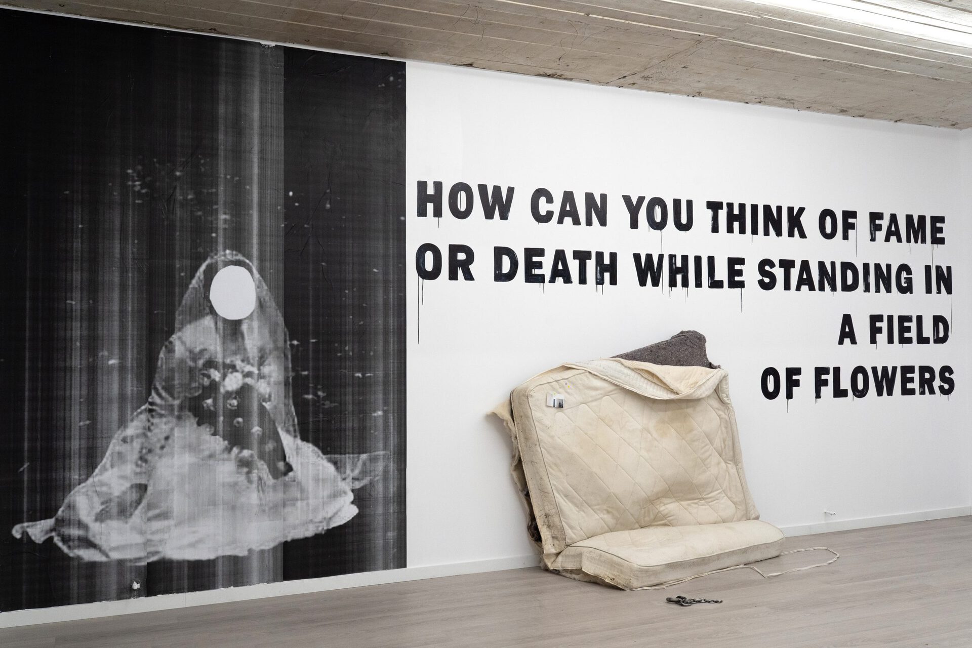 Exhibition view. From left to right: Lea Rasovszky, Michele Bressan, Larisa Sitar. Photo credit: infi.ro