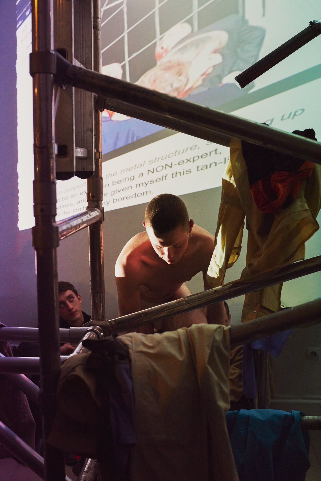 Marie Lueder & Thomas P. Grogan, Performance with Jonny Davies, Documentation Still #2