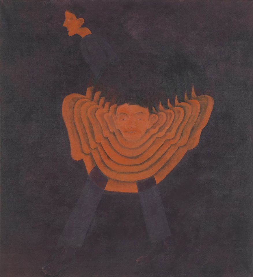 Tomasz Kowalski, Untitled, 2015 Acrylic and spray on canvas
