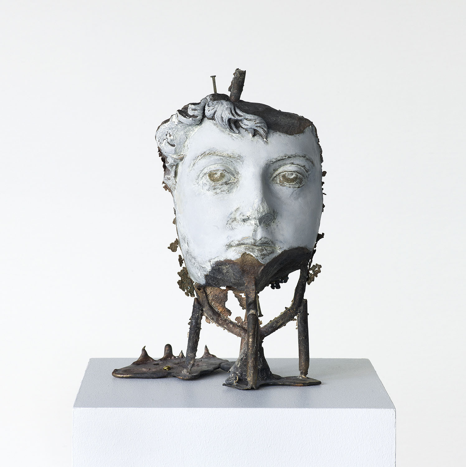 Cecilia Edefalk, Mask, 2008, Bronze, 31,1 x 21 x 17,8 cm