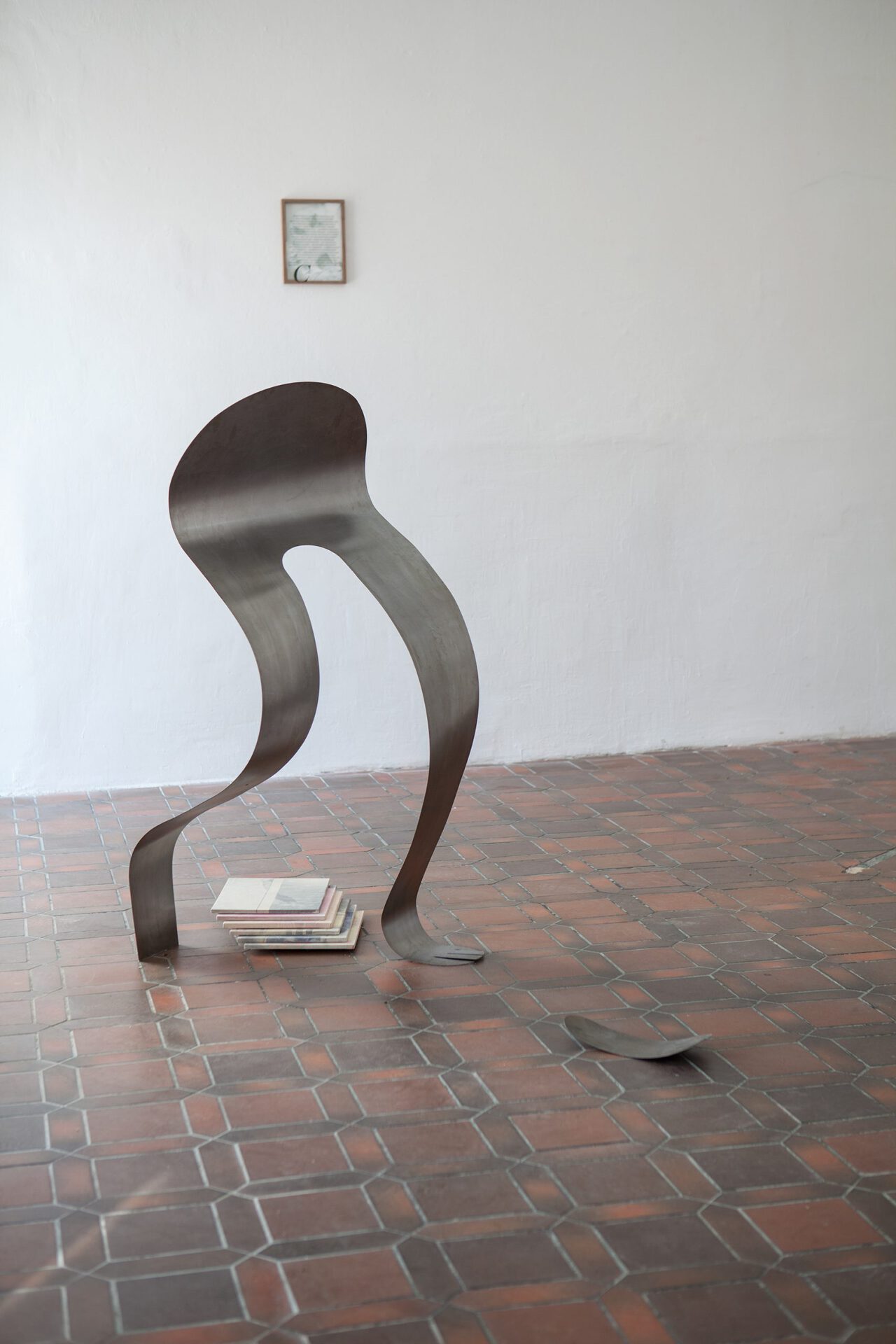 Sebastian Scholz, dS (der Springer), 2020, steel, 135 x 80 x 55 cm