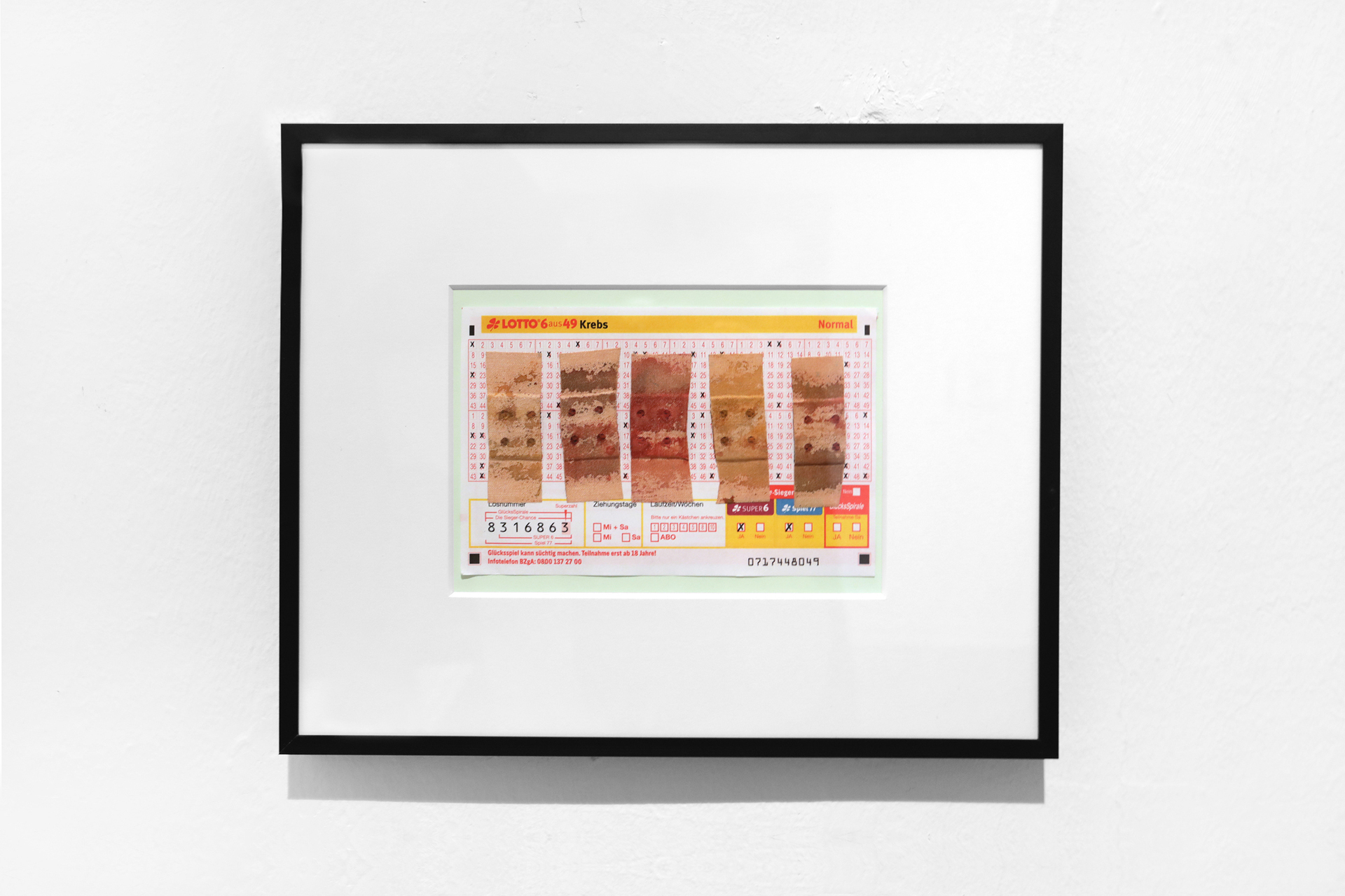 Camilla Steinum, "Strike 1-12" (detail), 2019, 12 pcs., mixed media on paper, each 21 x 30 cm