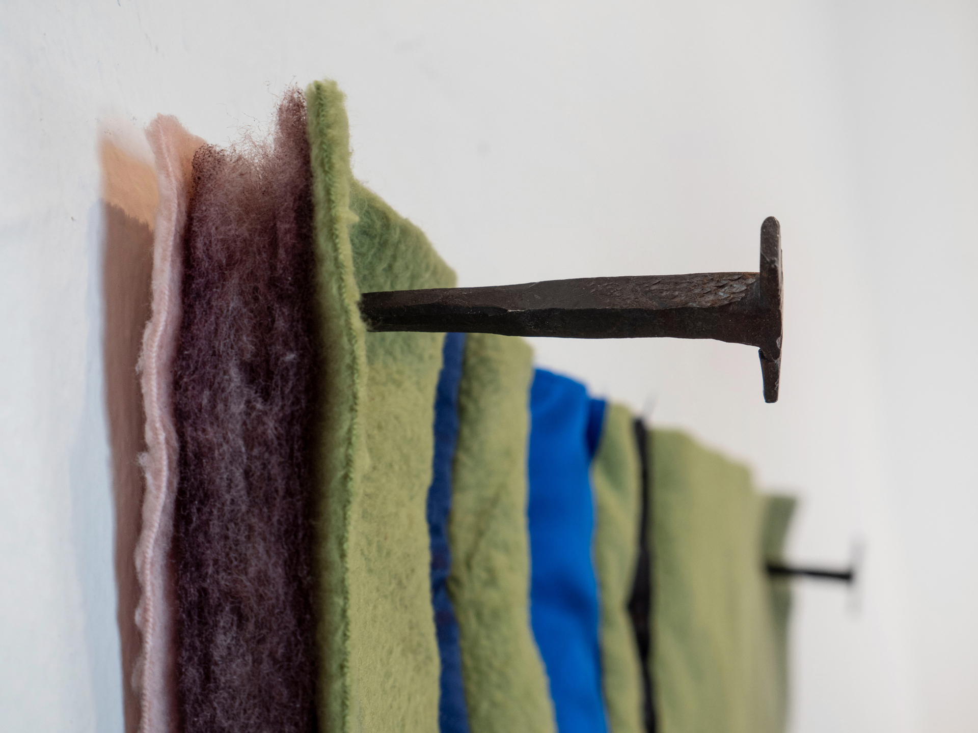 Camilla Steinum, "Workers Feets and Sweaty Torso", 2020, Textiles, 41 x 50 cm