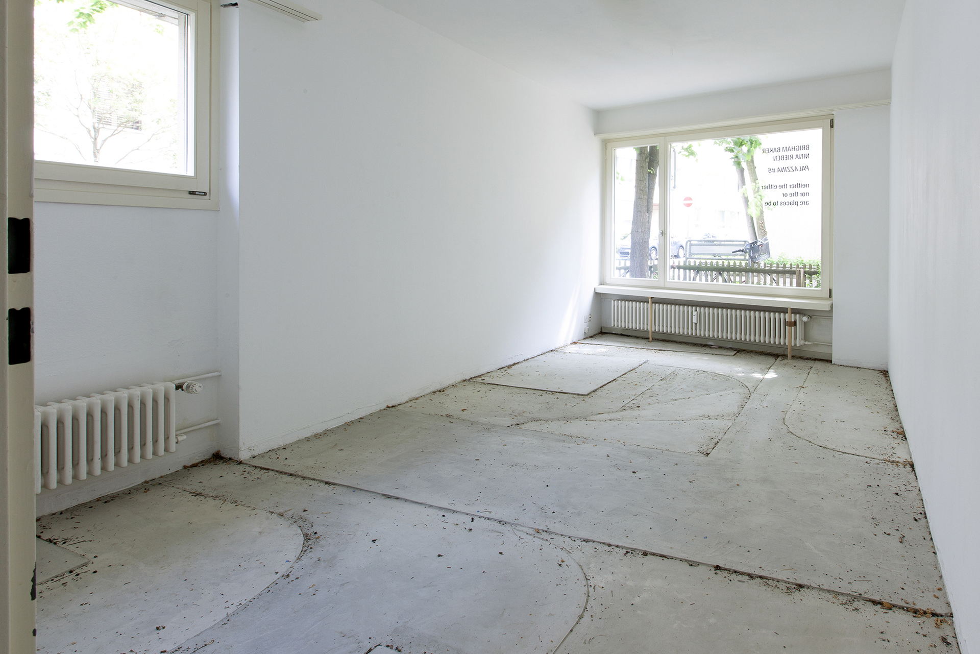 Brigham Baker, Math for Sweeping, 2020, cement and diverse materials, various dimensions.