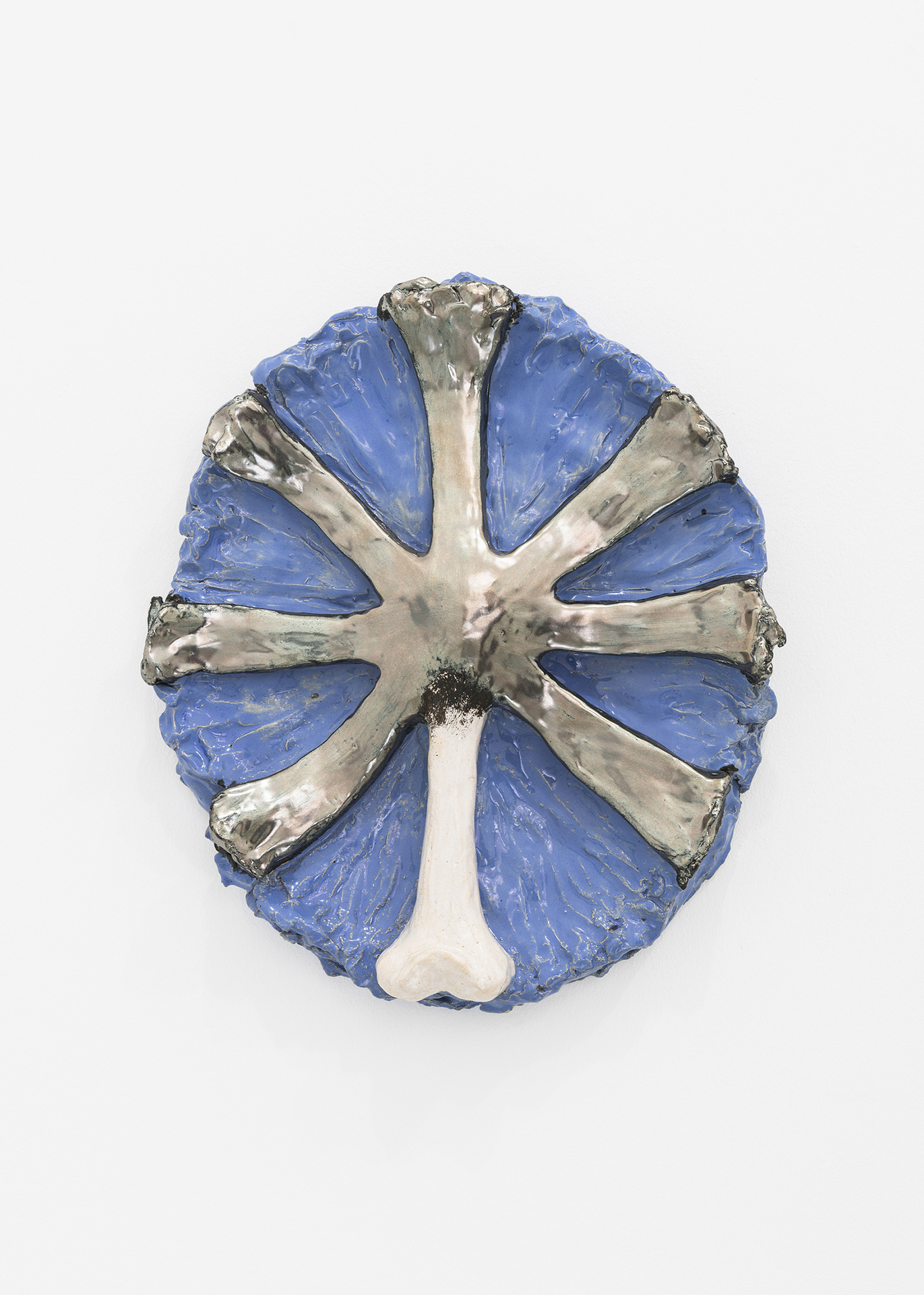 Christian Theiß, "untitled", ceramics, ca. 43 x 38 x 7 cm, 2020