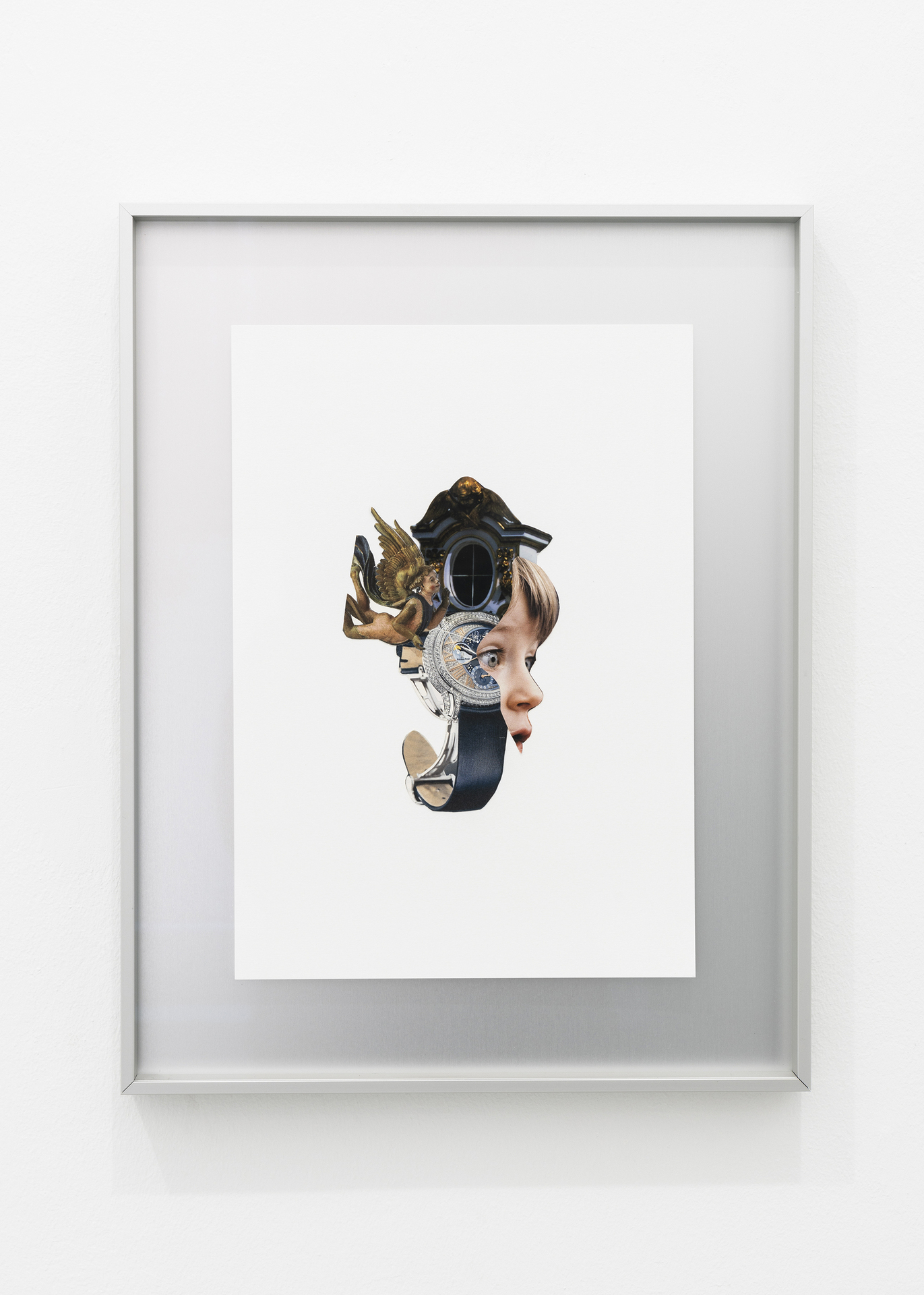 Christian Theiß, "untitled", collage, framed, 42 x 29,7 cm, 2020