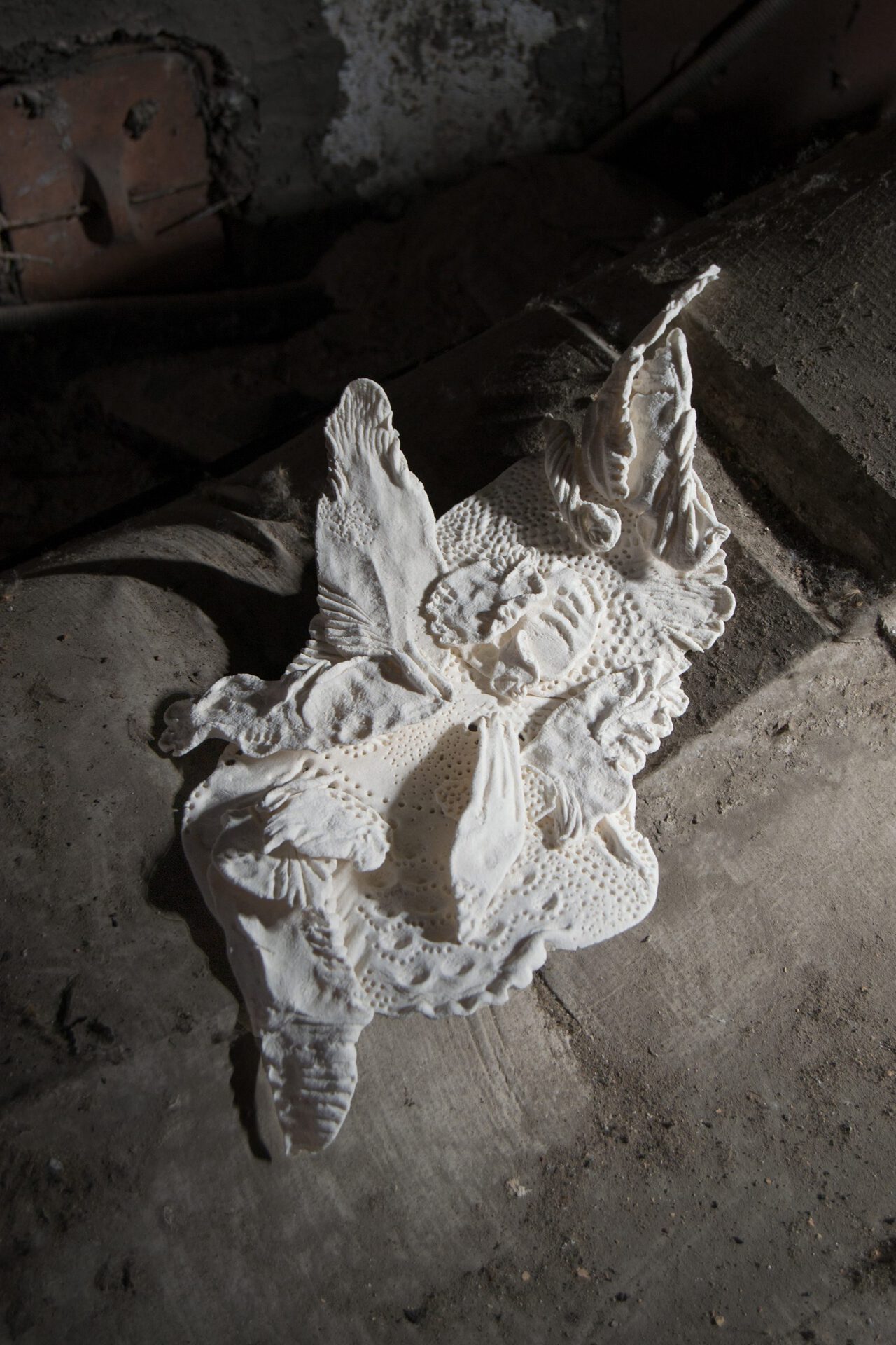 Paolo Brambilla, Cuordiburro, 2020, salt dough, variable dimension.