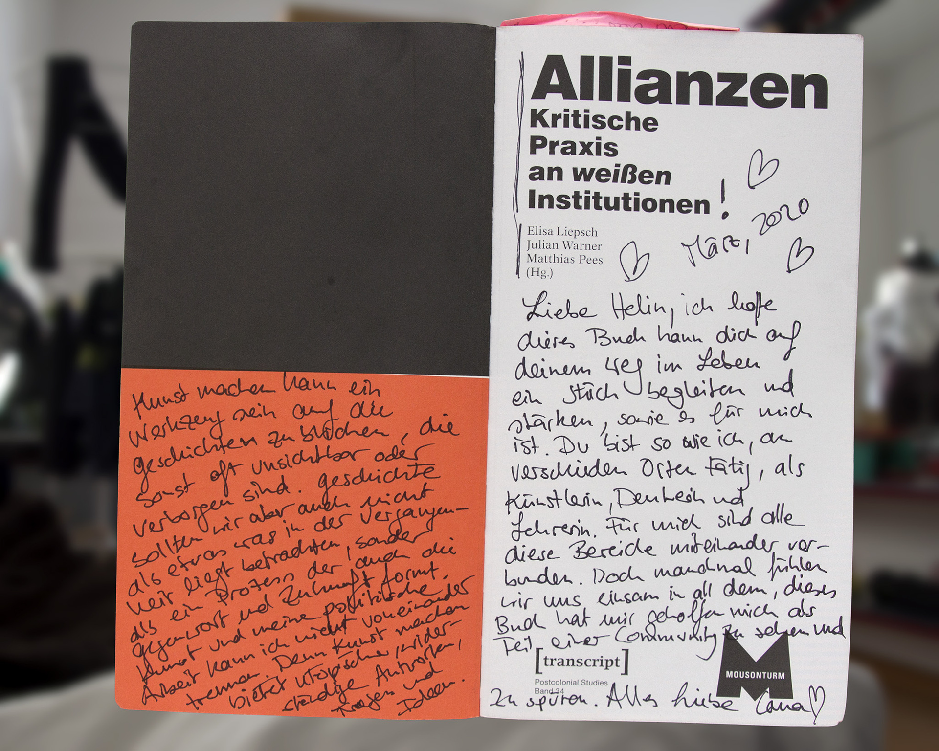 Helin Alas, Widmung Allianzen (Entstanden im Workshop von Cana Bilir-Meier), 2020, 30 x 40 cm, inkjet print