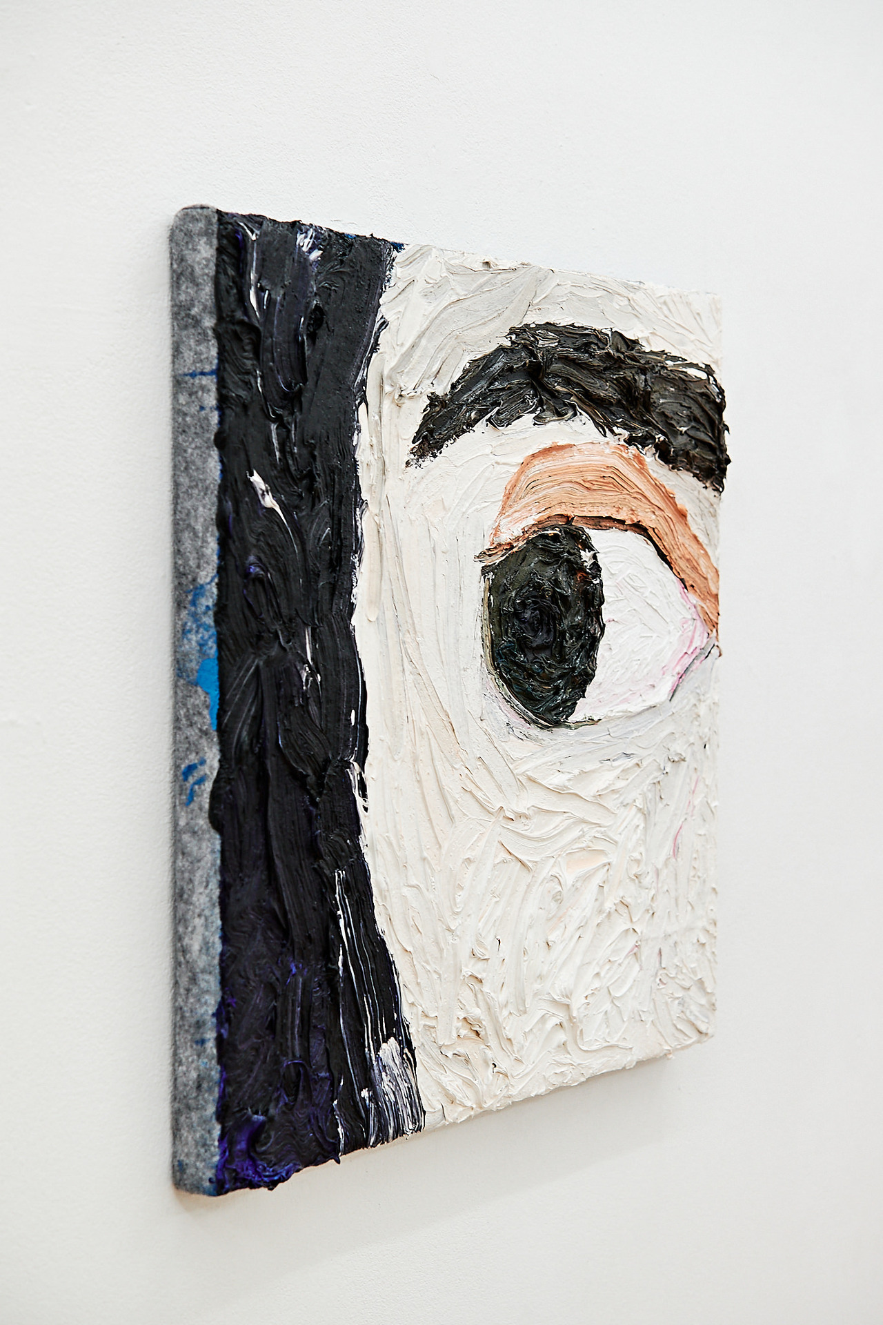 Helin Alas, First Sight Quality (Entstanden im Workshop von Edie Monetti), 2020, 60 x 60 cm,oil paint on felt