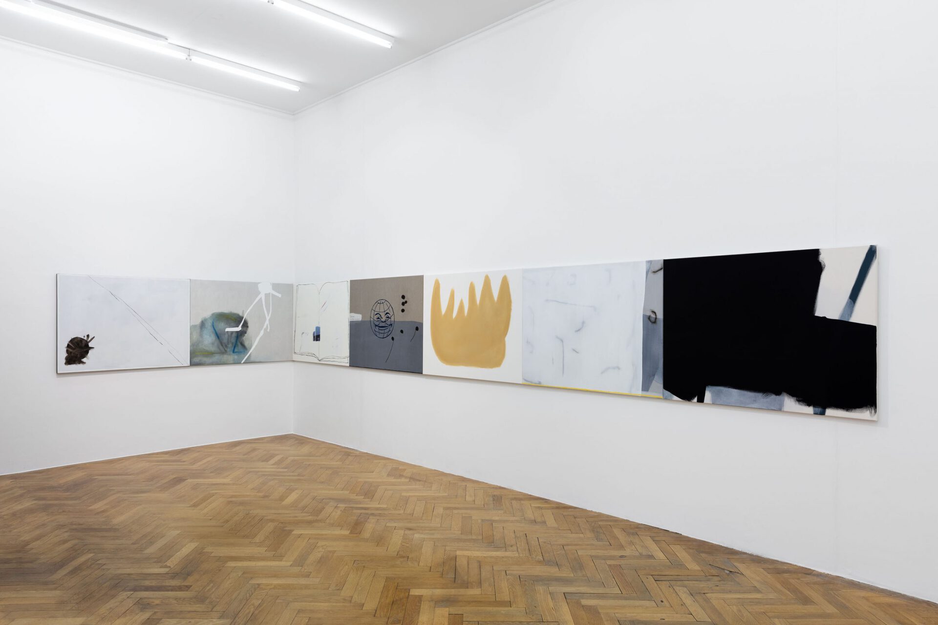 Exhibition View,Malte Zenses, Im Regio 3, totale Verwirrung, 2020, SPERLING, Munich - 1