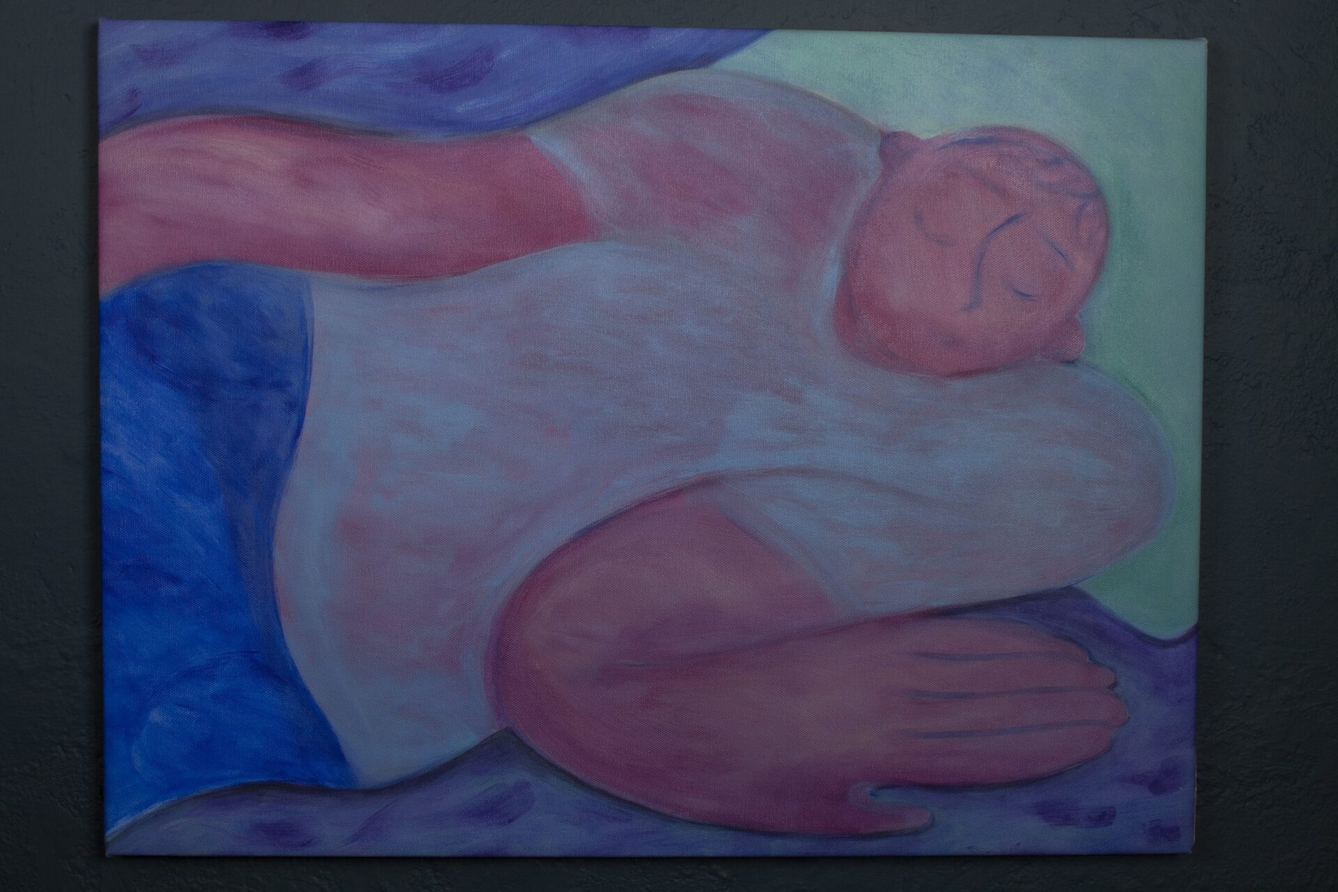 Coline Marotta: I have forgotten what I thought I hated, acrylic on canvas, 60x80 cm, 2020
