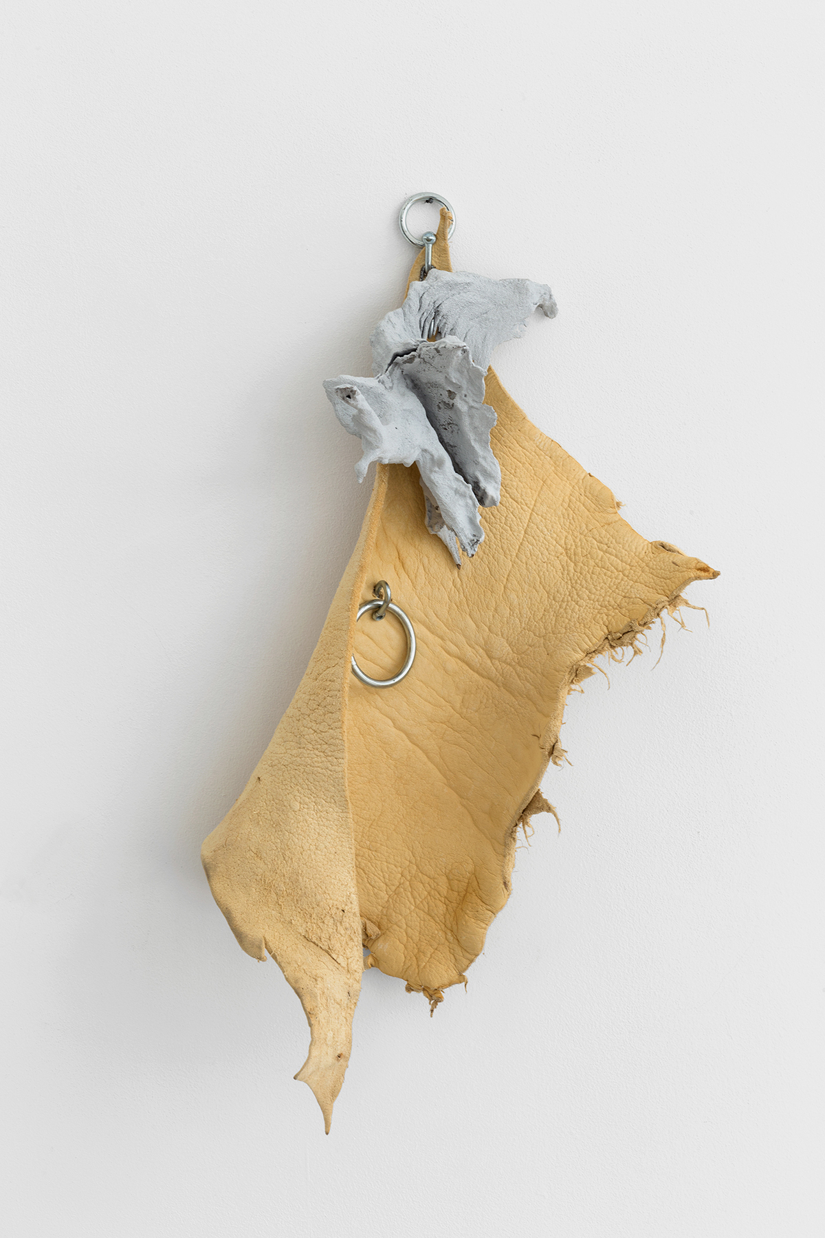 Hanya’s Thorn, 2020, wood, steel, aluminium, leather 65 x 45 x 27 cm