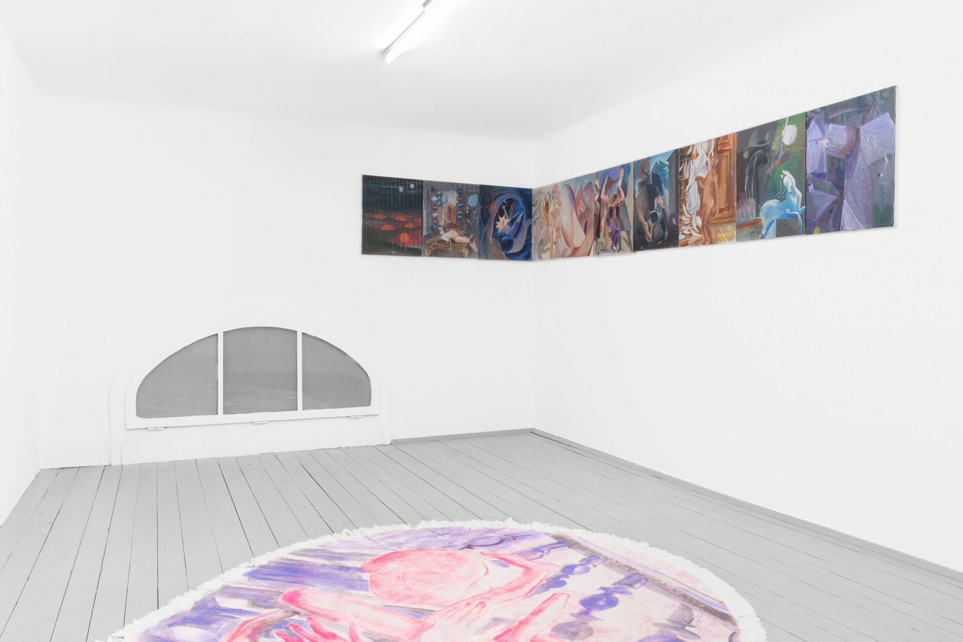 Nazim Ünal Yilmaz: Theological Time (...), 2020. Installation view, EXILE