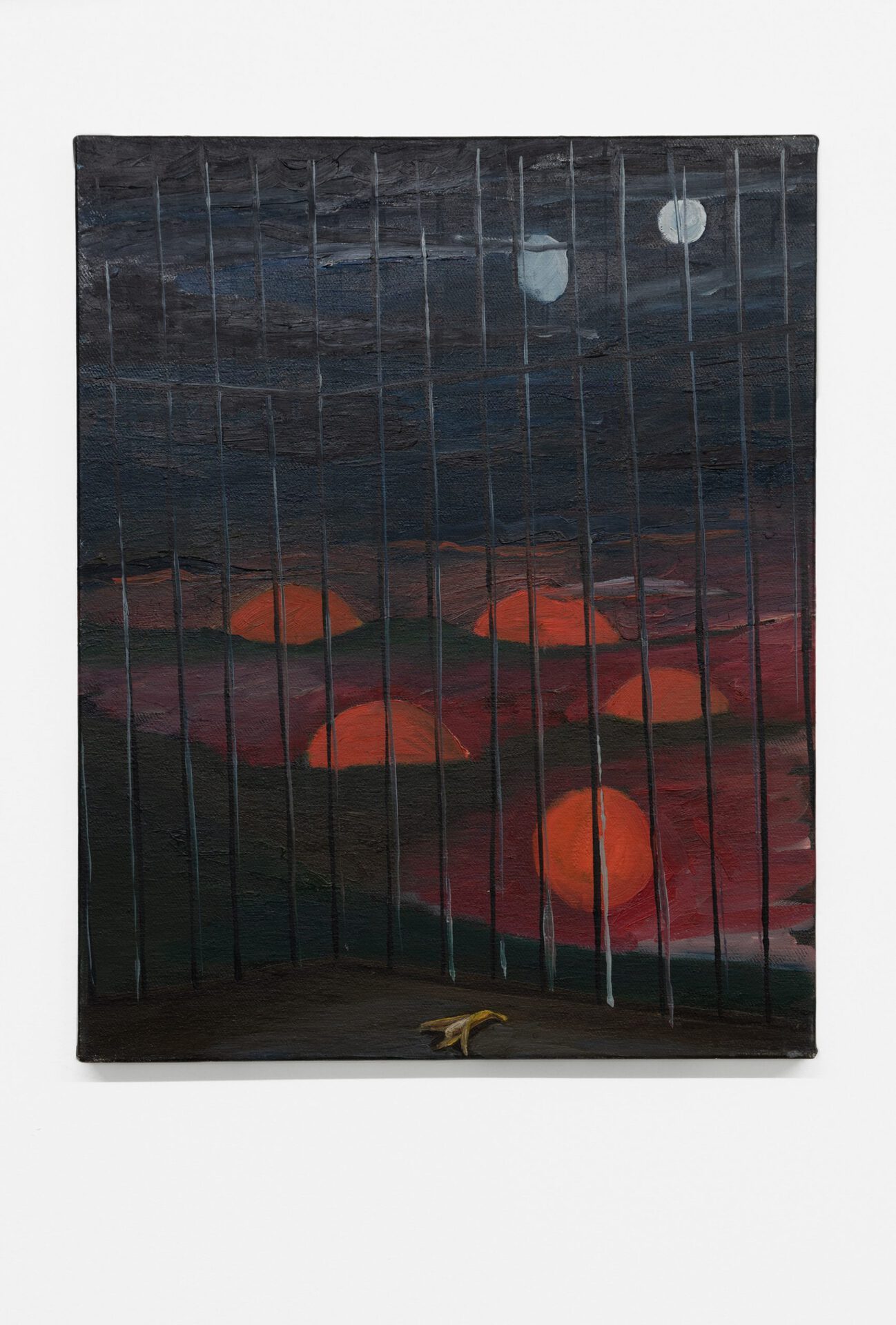 Nazim Ünal Yilmaz: Mean landscape, 2014. Oil on canvas, 49 x 40 cm