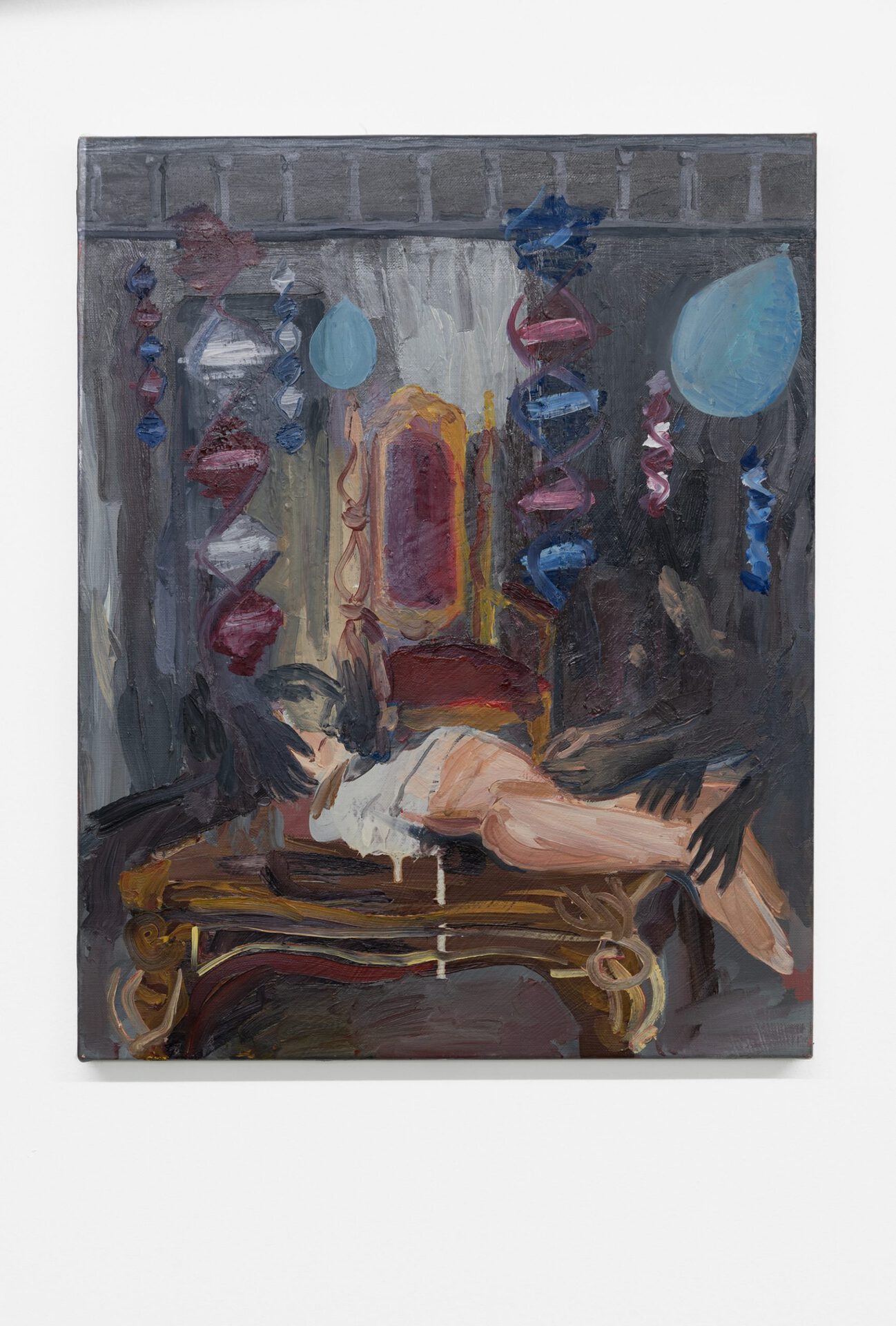 Nazim Ünal Yilmaz: Circumcision Throne, 2010. Oil on canvas, 49 x 40 cm