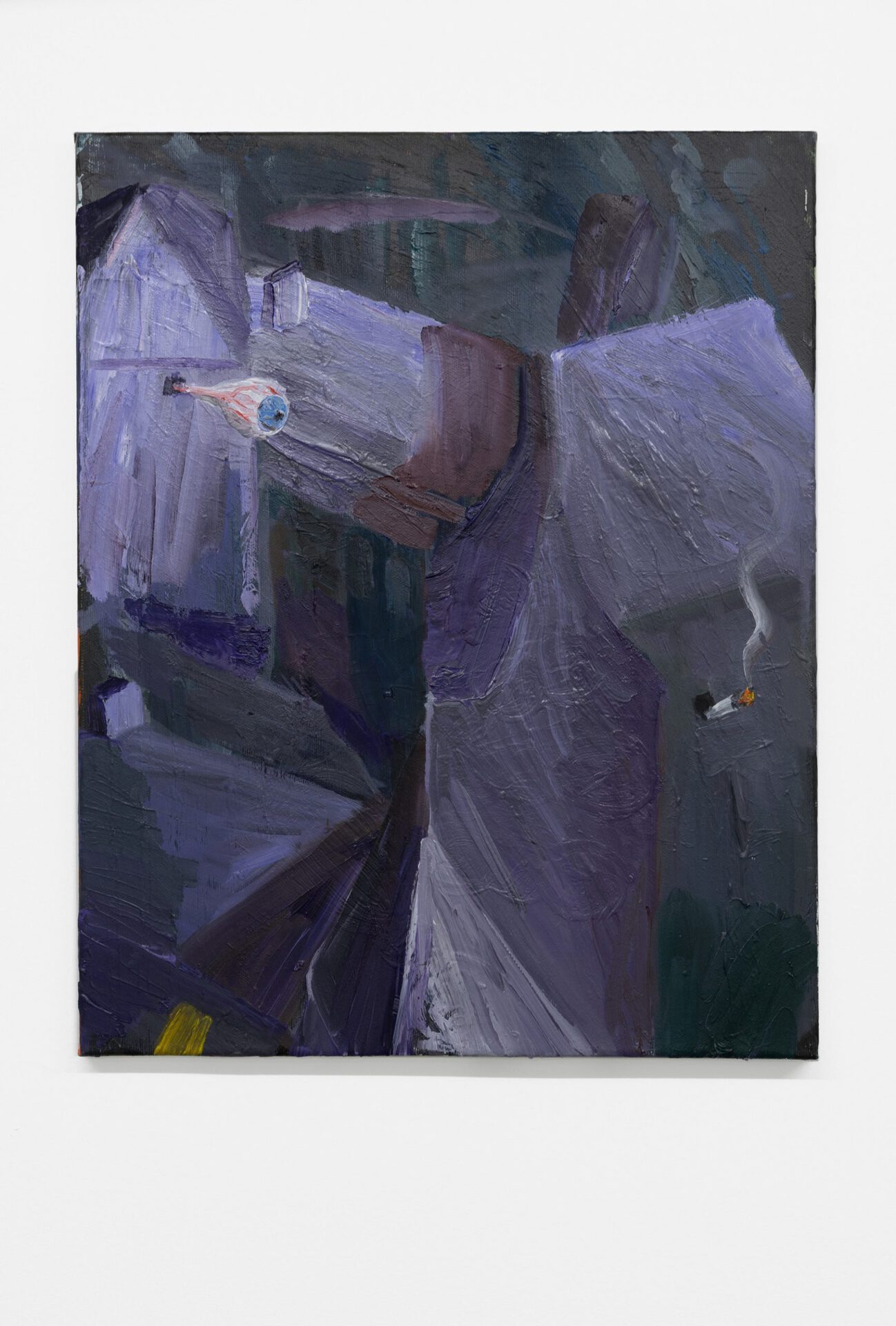 Nazim Ünal Yilmaz: W15, 2020. Oil on canvas, 49 x 40 cm