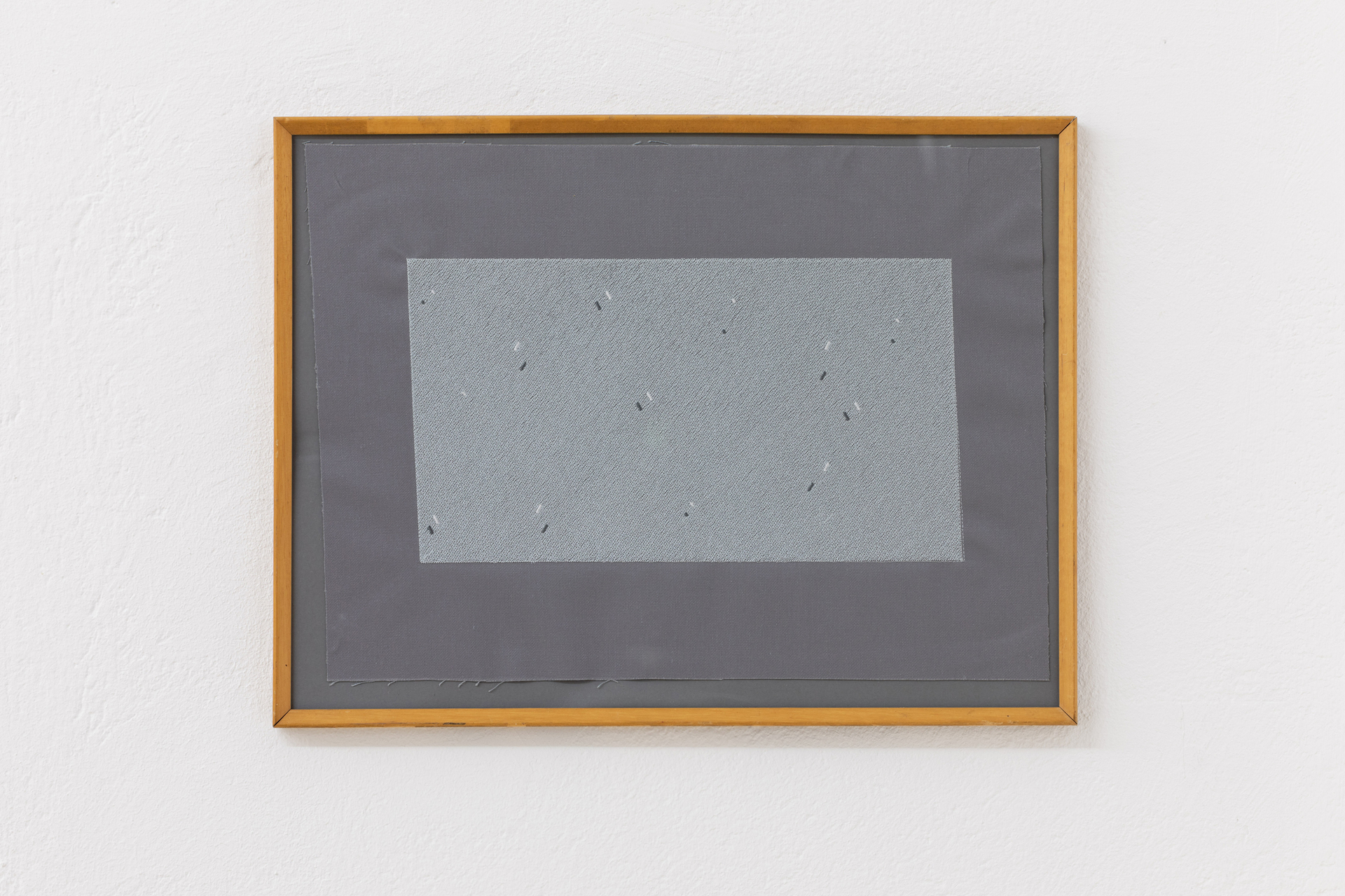 Ernst Markus Stein, beton, 2020, Embroidery on textile, ca. 37,5 cm x 27,5 cm