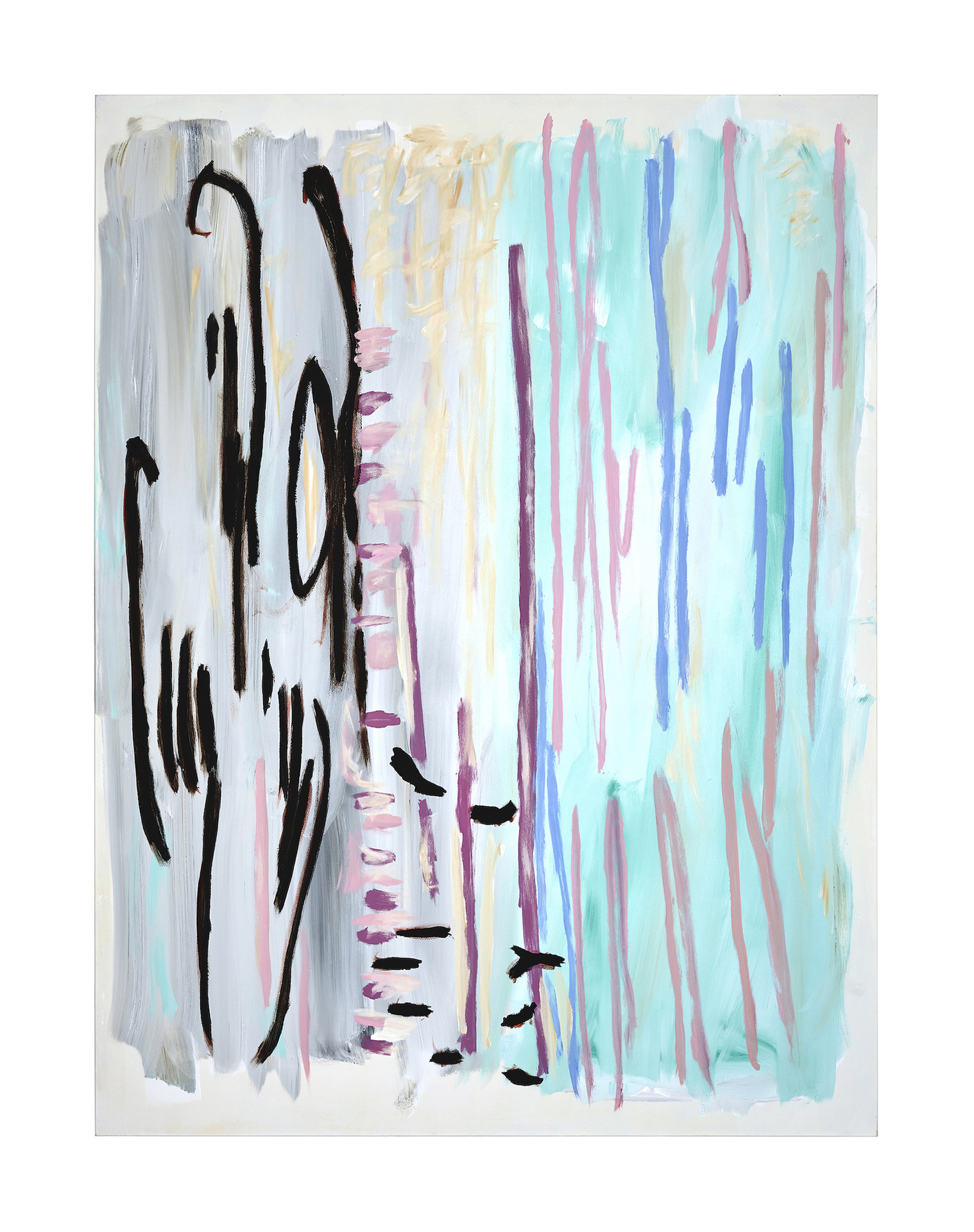 Untitled, 2020, acrylic on polyester, 200 x 150 cm