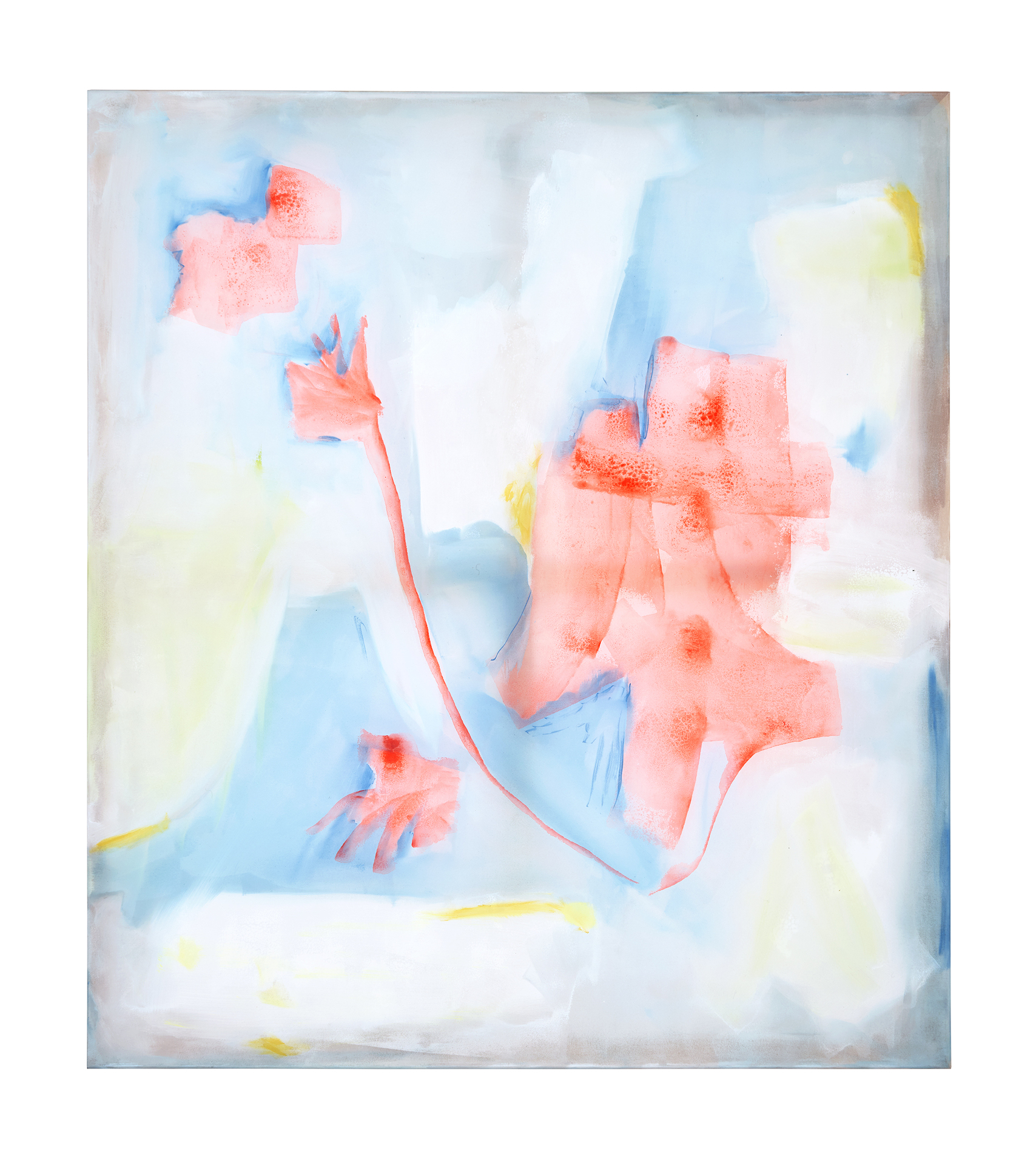 Untitled, 2020, acrylic on polyester, 135 x 120 cm