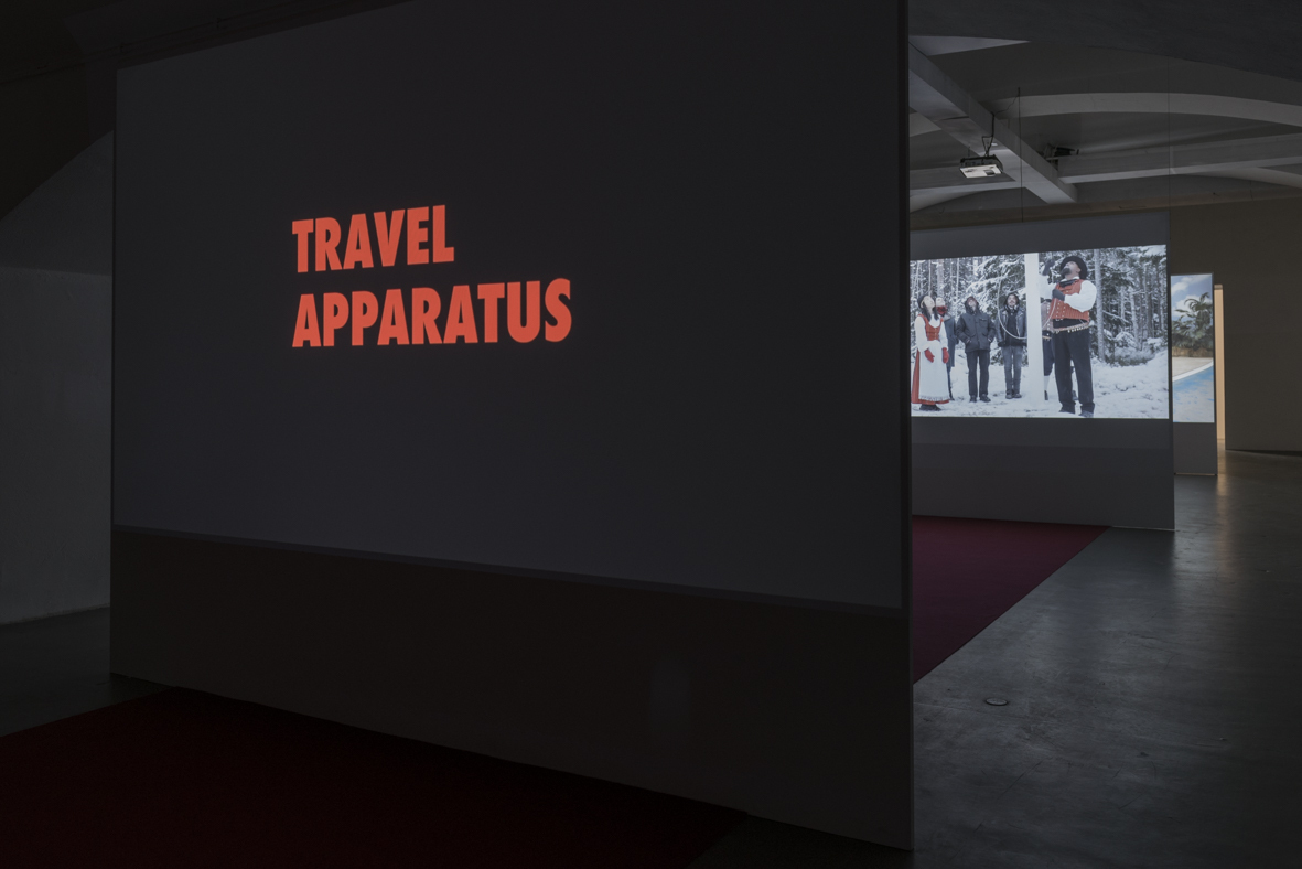 Yael Bartana, "True Finn – Tosi suomalainen", 2014, Installation view "Travel Apparatus"