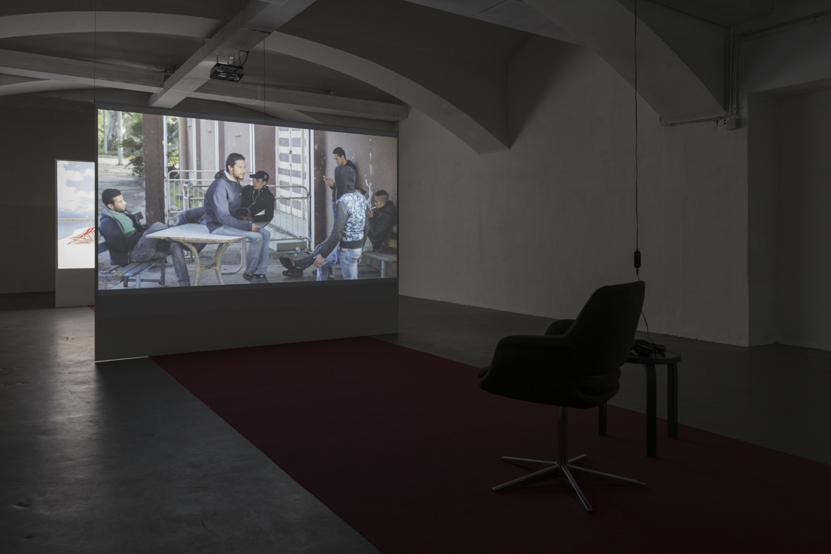 Randa Maroufi, "The Park", 2016, Installation view "Travel Apparatus"
