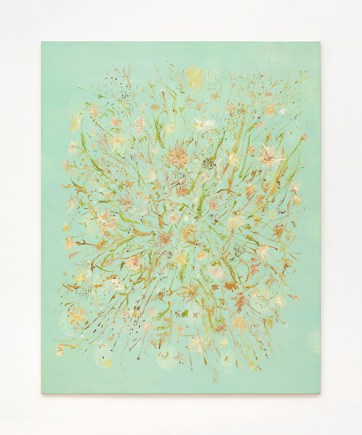 Dry Flowers, 2016, oil on canvas, 120 x 95 cm