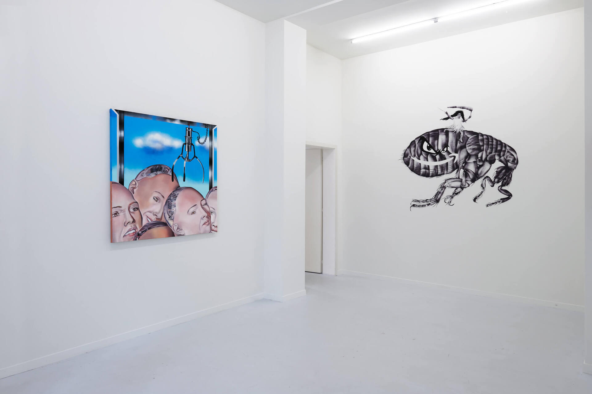 Artist: Botond Keresztesi Exhibition title: Z.I.P. – Zoom In Paintings Curated by Peter Bencze Venue: Lemoyne , Zürich Date: 20 20 August 8 – 2020 August 30 Photography: all images copyright and courtesy of Lemoyne, Zurich and Everybody Needs Art , Budapest and the artist, Photo credit: Sabina Bösch