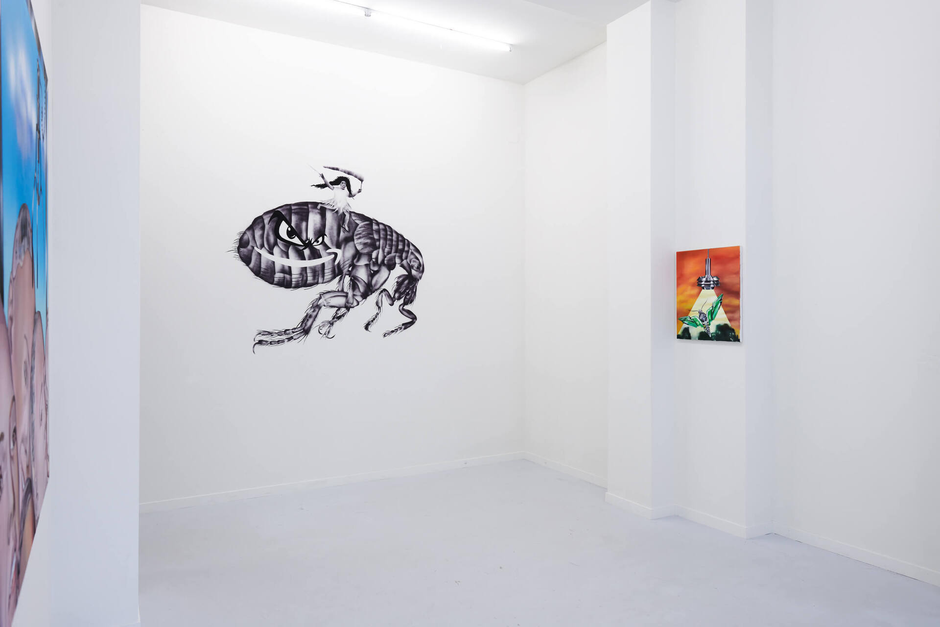 Artist: Botond Keresztesi Exhibition title: Z.I.P. – Zoom In Paintings Curated by Peter Bencze Venue: Lemoyne , Zürich Date: 20 20 August 8 – 2020 August 30 Photography: all images copyright and courtesy of Lemoyne, Zurich and Everybody Needs Art , Budapest and the artist, Photo credit: Sabina Bösch