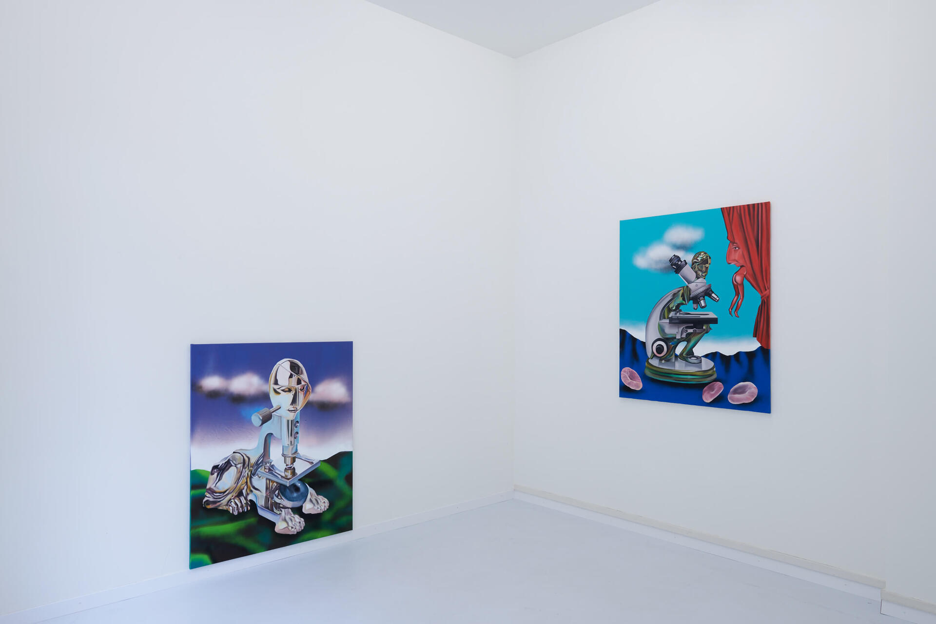 Artist: Botond Keresztesi Exhibition title: Z.I.P. – Zoom In Paintings Curated by Peter Bencze Venue: Lemoyne , Zürich Date: 20 20 August 8 – 2020 August 30 Photography: all images copyright and courtesy of Lemoyne, Zurich and Everybody Needs Art , Budapest and the artist, Photo credit: Sabina Bösch