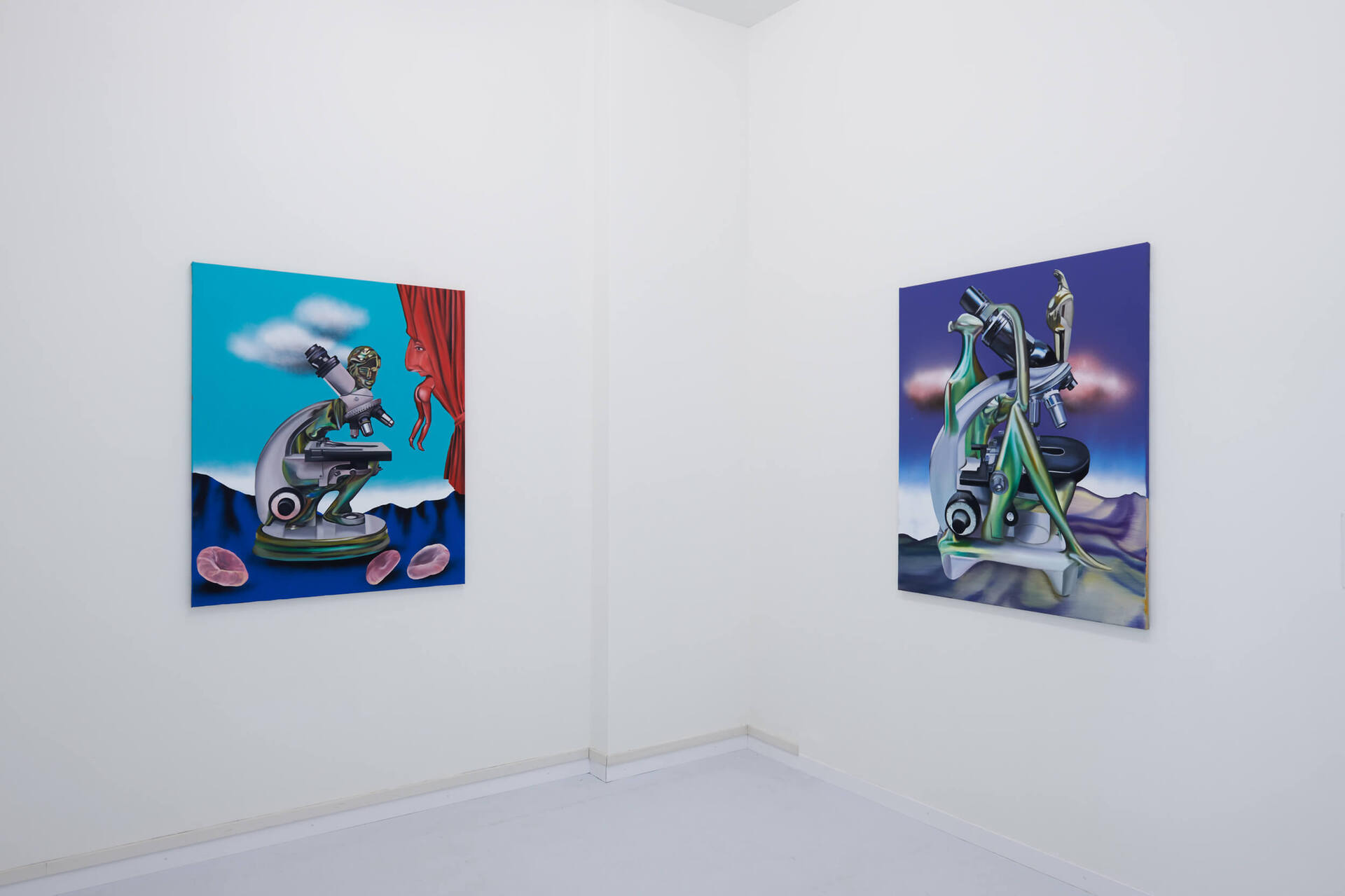 Artist: Botond Keresztesi Exhibition title: Z.I.P. – Zoom In Paintings Curated by Peter Bencze Venue: Lemoyne , Zürich Date: 20 20 August 8 – 2020 August 30 Photography: all images copyright and courtesy of Lemoyne, Zurich and Everybody Needs Art , Budapest and the artist, Photo credit: Sabina Bösch