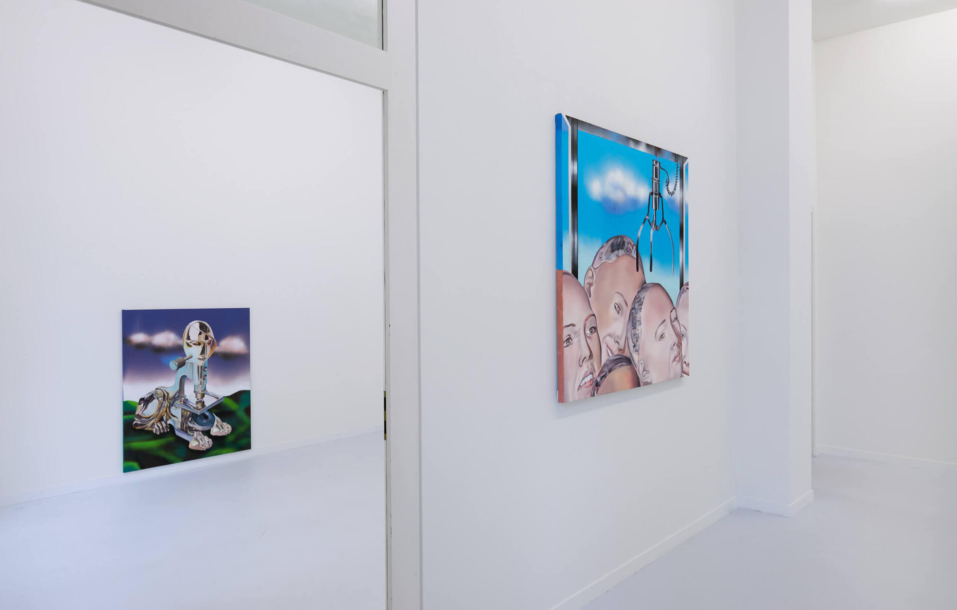 Artist: Botond Keresztesi Exhibition title: Z.I.P. – Zoom In Paintings Curated by Peter Bencze Venue: Lemoyne , Zürich Date: 20 20 August 8 – 2020 August 30 Photography: all images copyright and courtesy of Lemoyne, Zurich and Everybody Needs Art , Budapest and the artist, Photo credit: Sabina Bösch