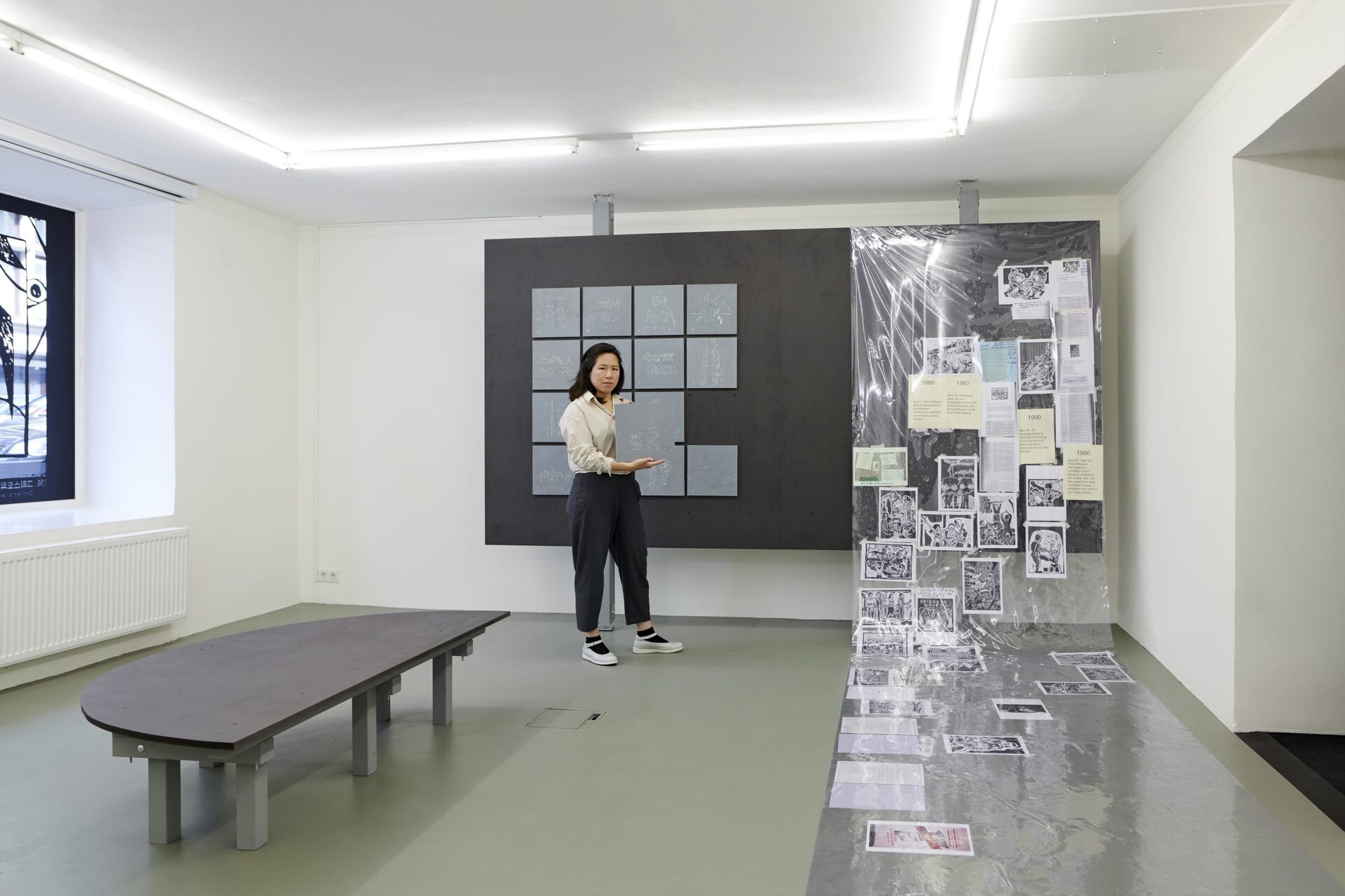 installation view, Gwangju Lessons, Akademie der Künste der Welt (Academy of the Arts of the World, ADKDW)