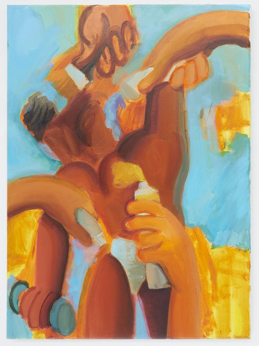 Murat Önen, untitled, 2020, oil on canvas, 42 x 65 cm.  Courtesy the artist and Ballon Rouge.