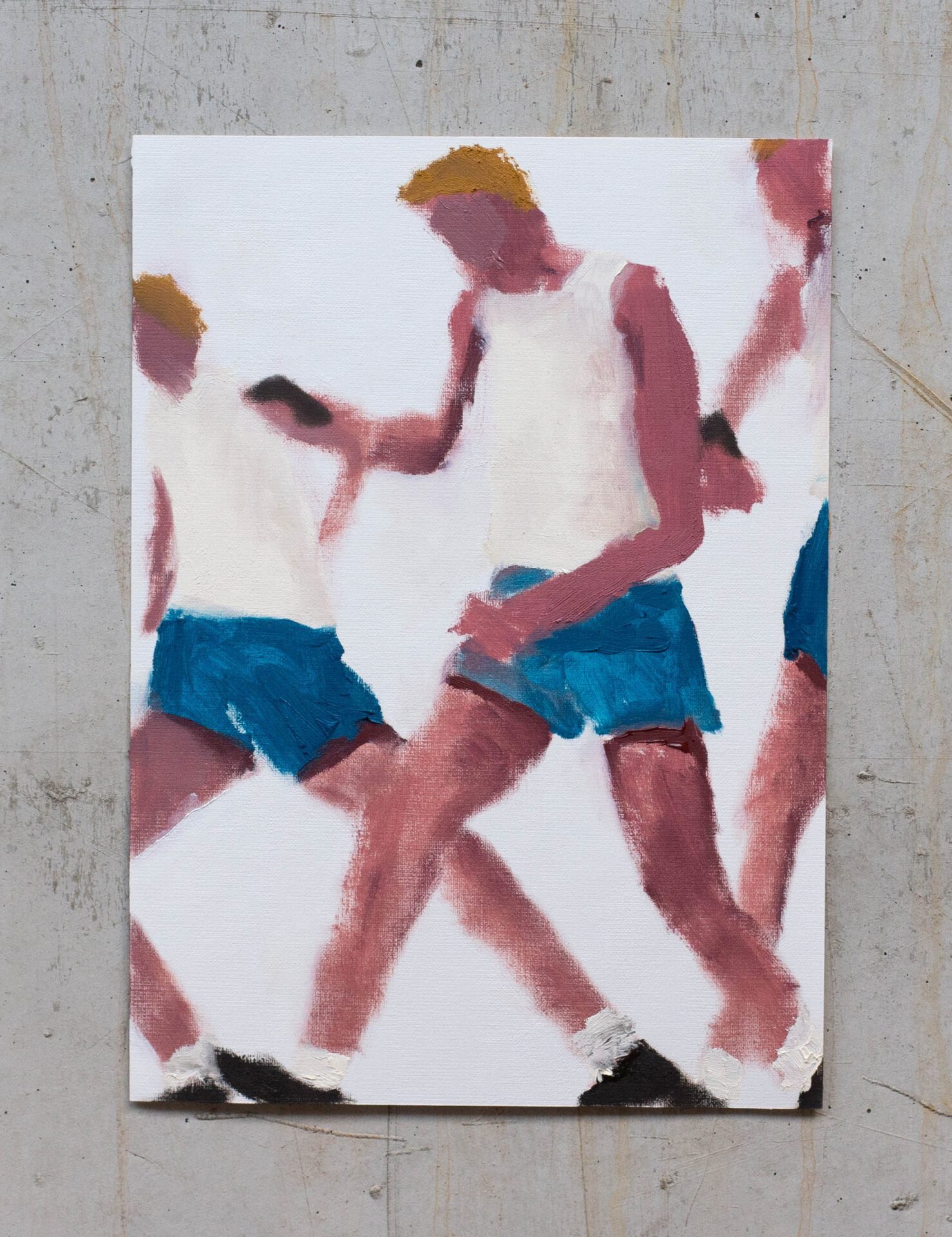 Marlon Wobst, Studie für Läufer mit weißem Hemd, 2020