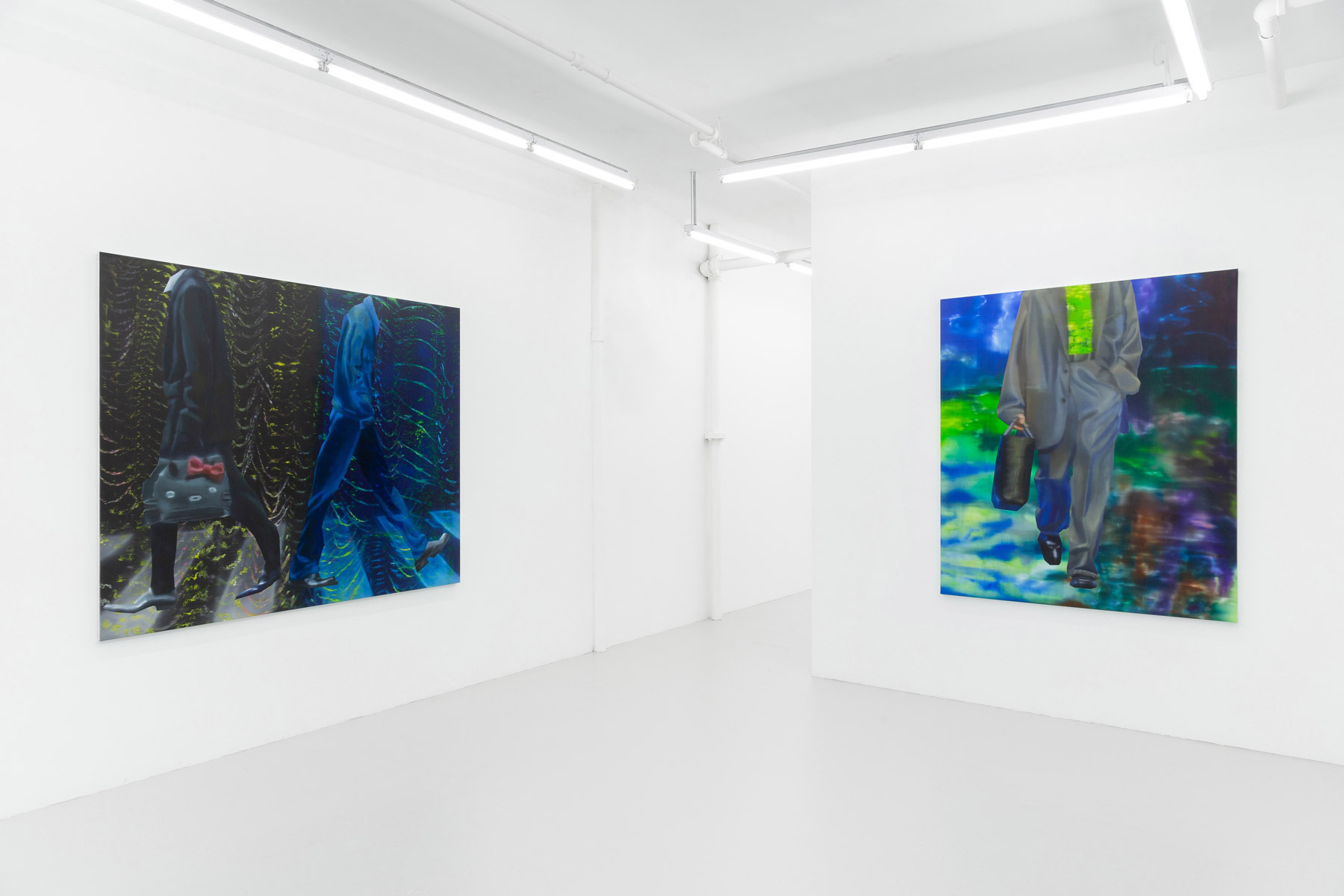 Exhibition view of Rute Merk: SS20, 2020. Downs & Ross, New York.