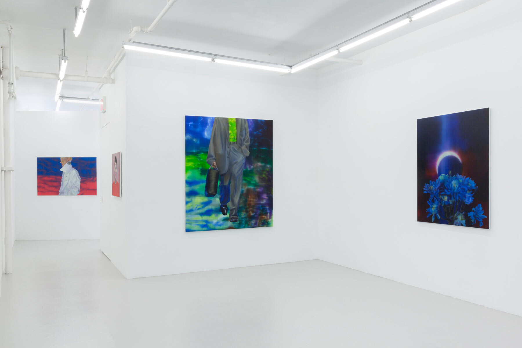 Exhibition view of Rute Merk: SS20, 2020. Downs & Ross, New York.