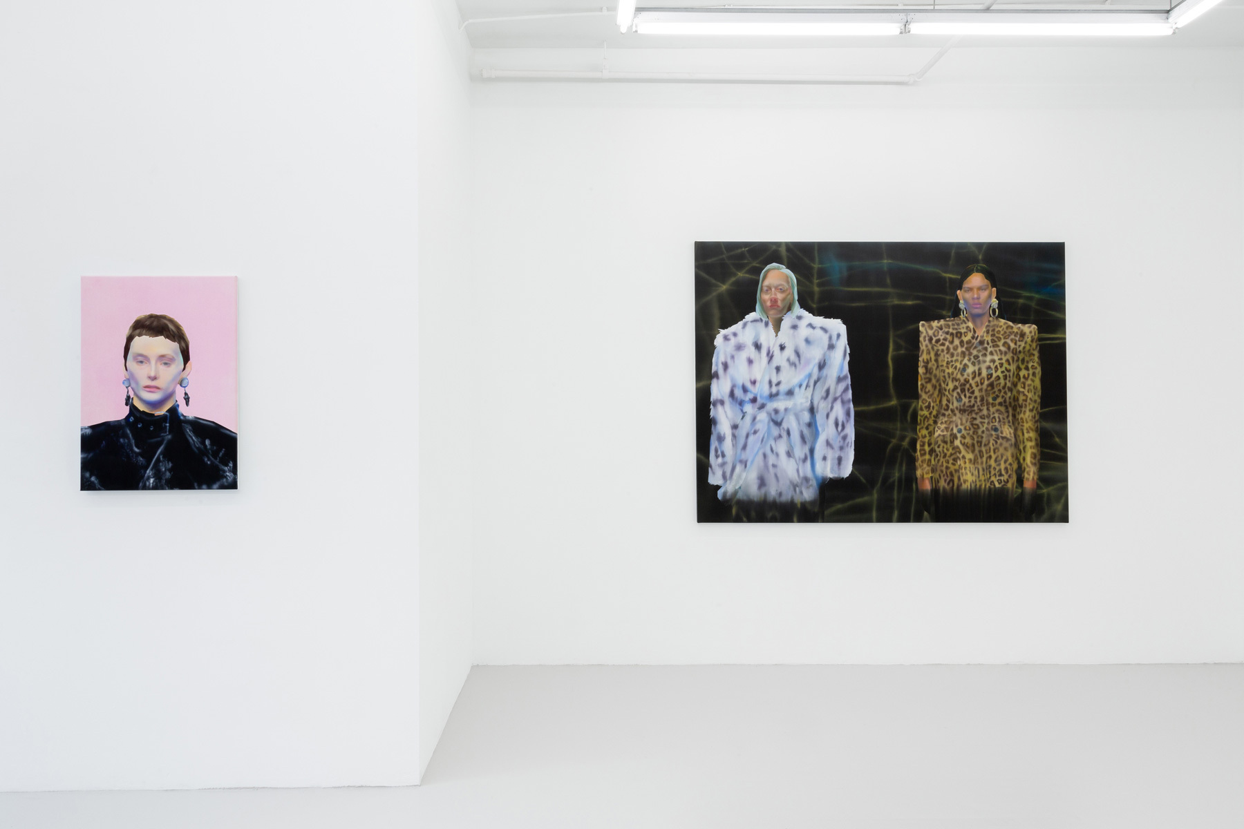 Exhibition view of Rute Merk: SS20, 2020. Downs & Ross, New York.