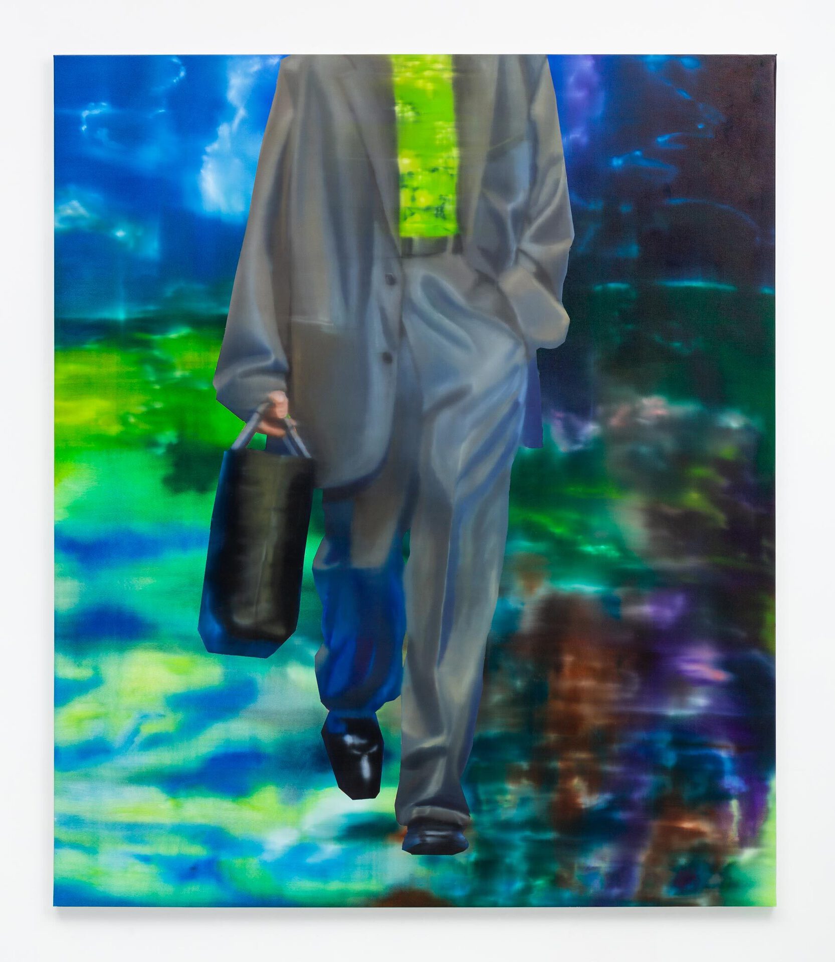 Rute Merk, BALENCIAGA, SS20, Look 16, 2019. Oil on canvas, 69 1/2 × 59 inches / 177 × 150 cm