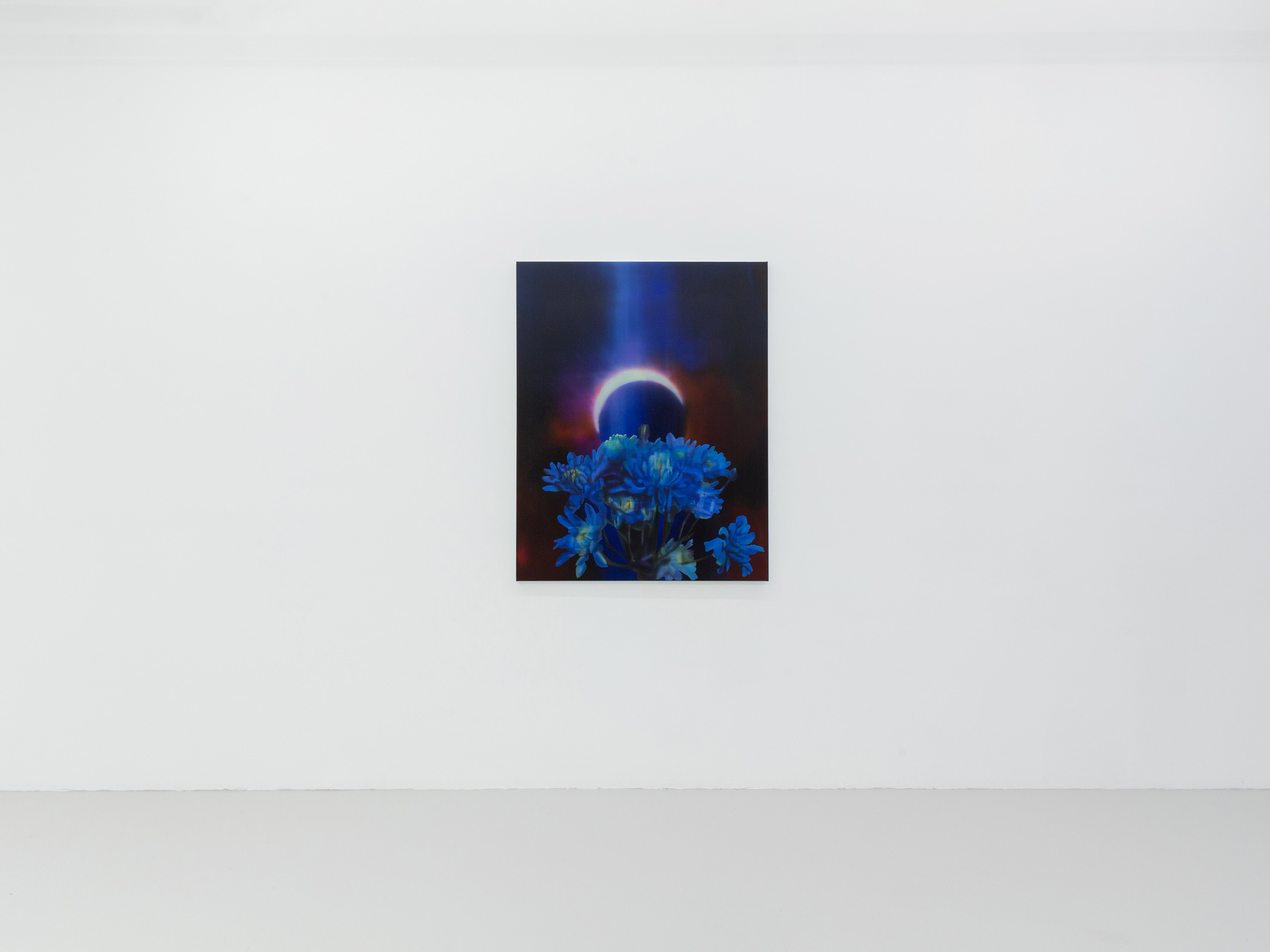Rute Merk, Taihei, 2020 (installation view). Oil on canvas, 52 × 41 inches / 132 × 104 cm