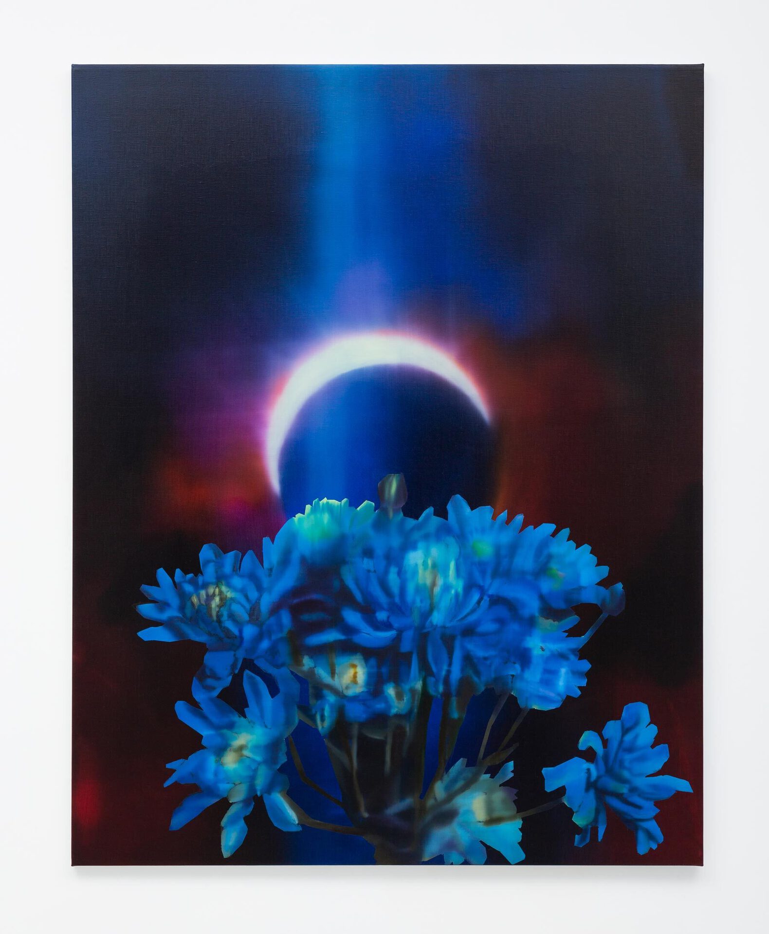 Rute Merk, Taihei, 2020. Oil on canvas, 52 × 41 inches / 132 × 104 cm
