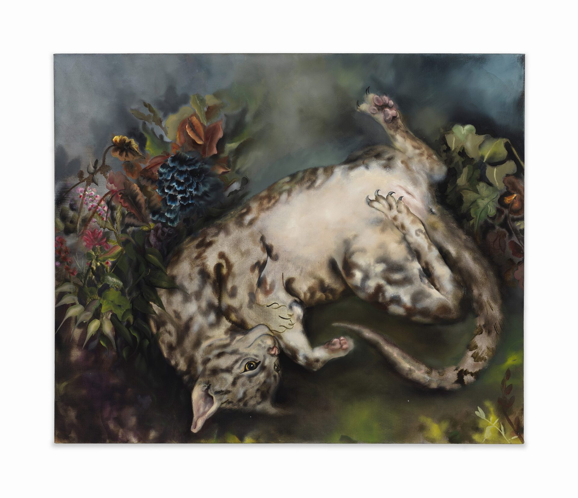 Autumn Ramsey, Chat, 2019, oil on canvas, 61 × 51 cm