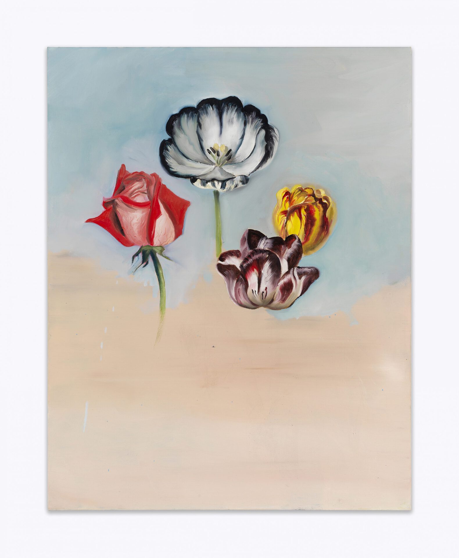 Autumn Ramsey, Floral Flash, 2019, oil on canvas, 71 × 56 cm