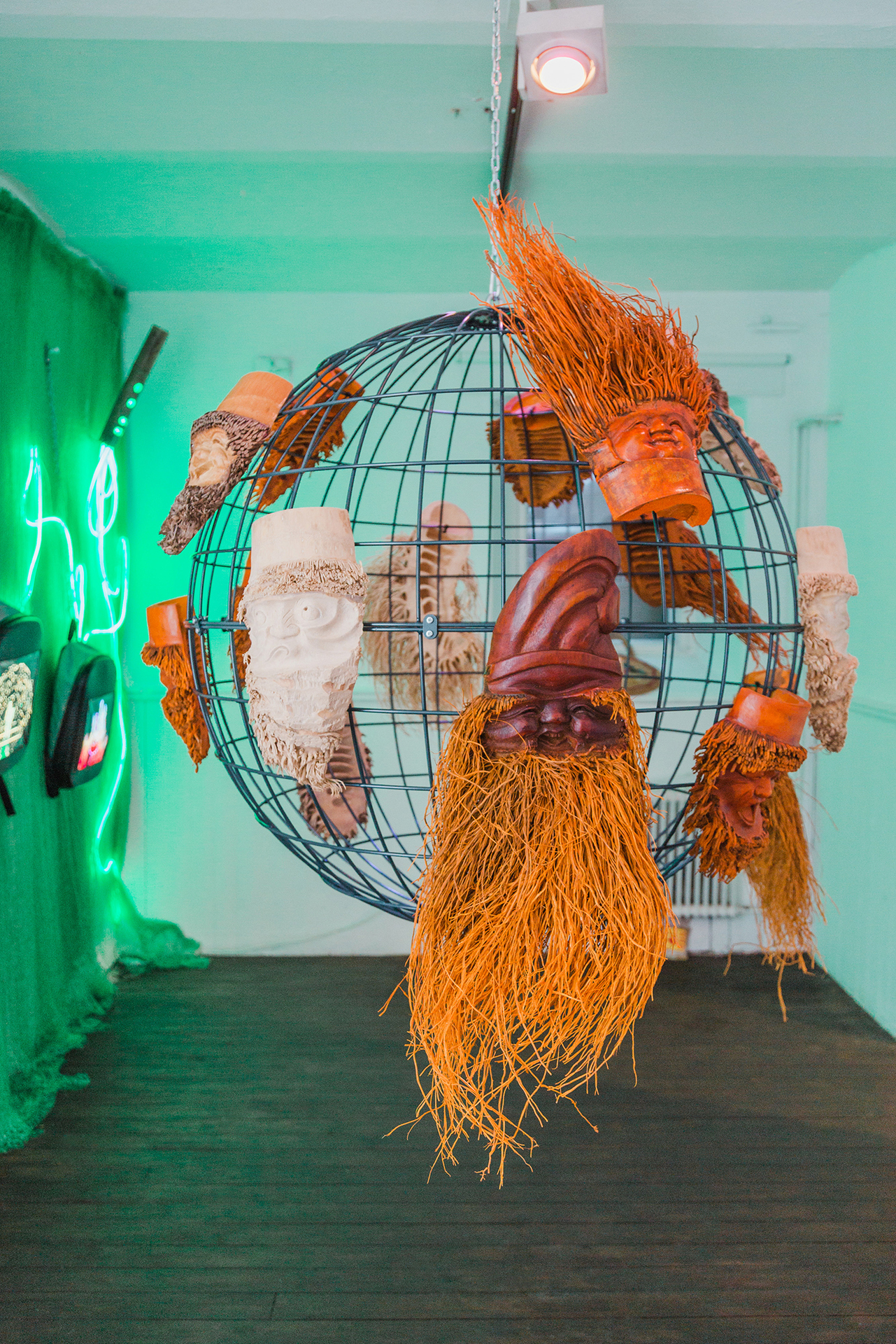 Installation view Bamboocene: Memories of Synchronicity