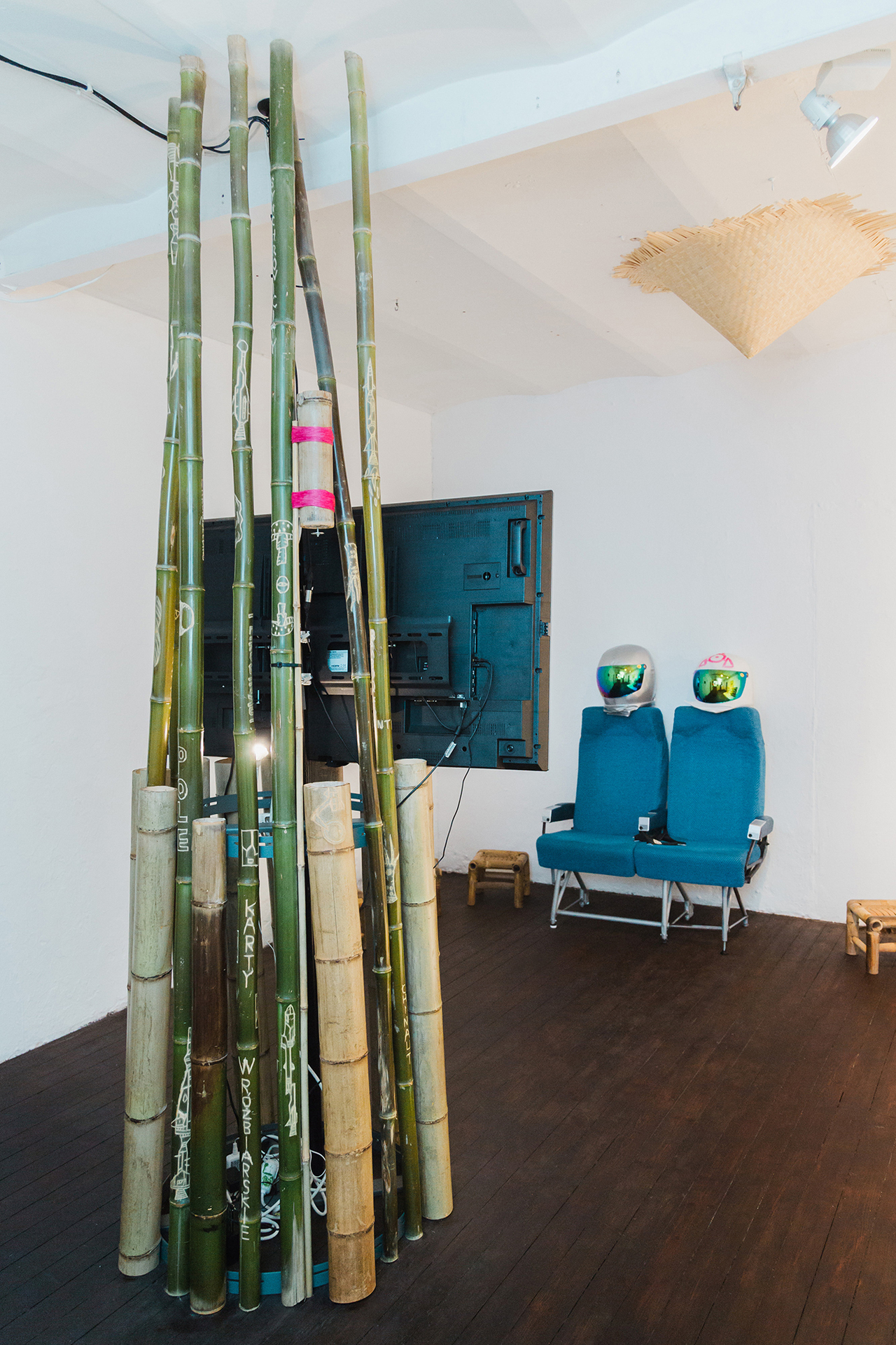 Installation view Bamboocene: Memories of Synchronicity, 2020