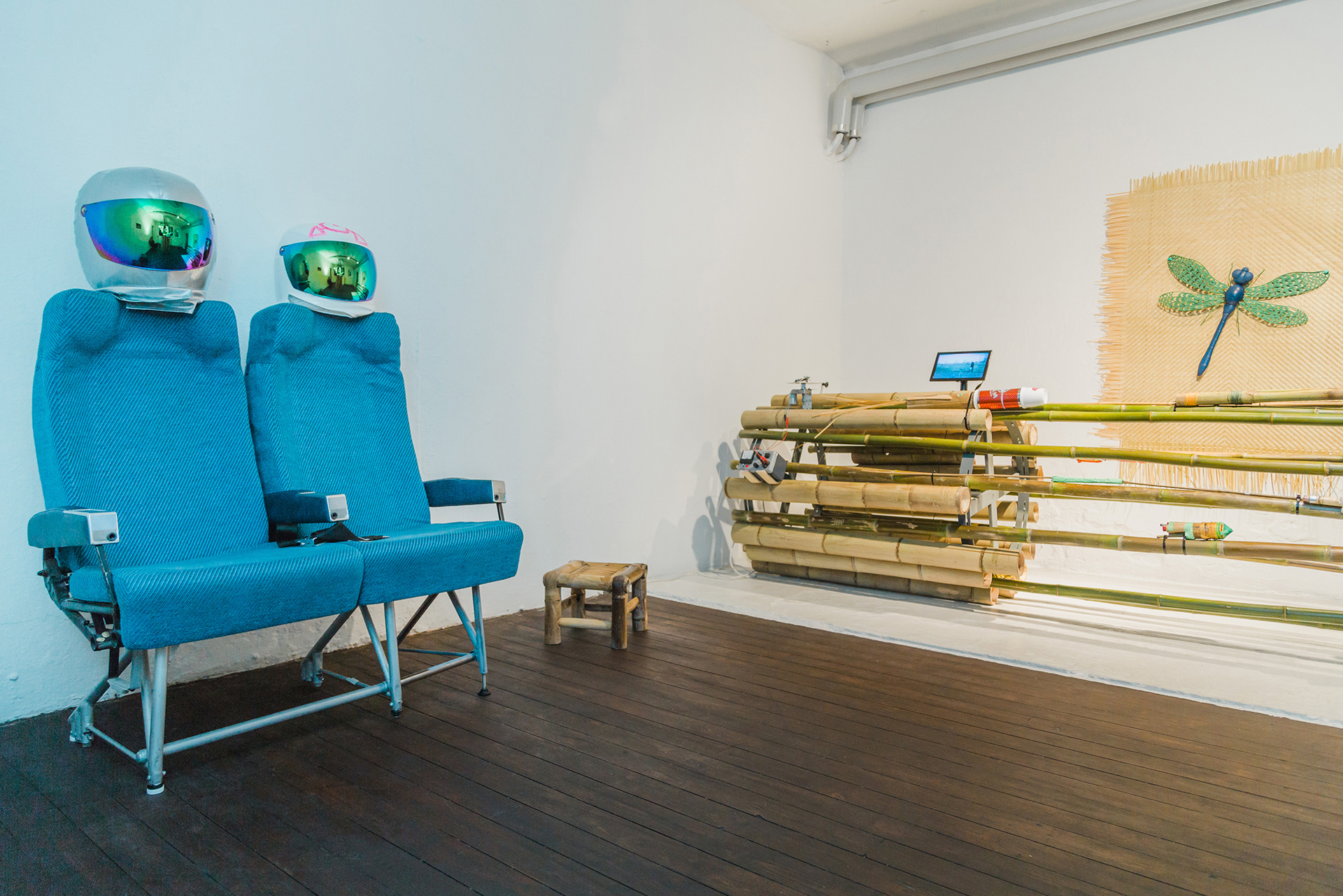 Installation view Bamboocene: Memories of Synchronicity, 2020