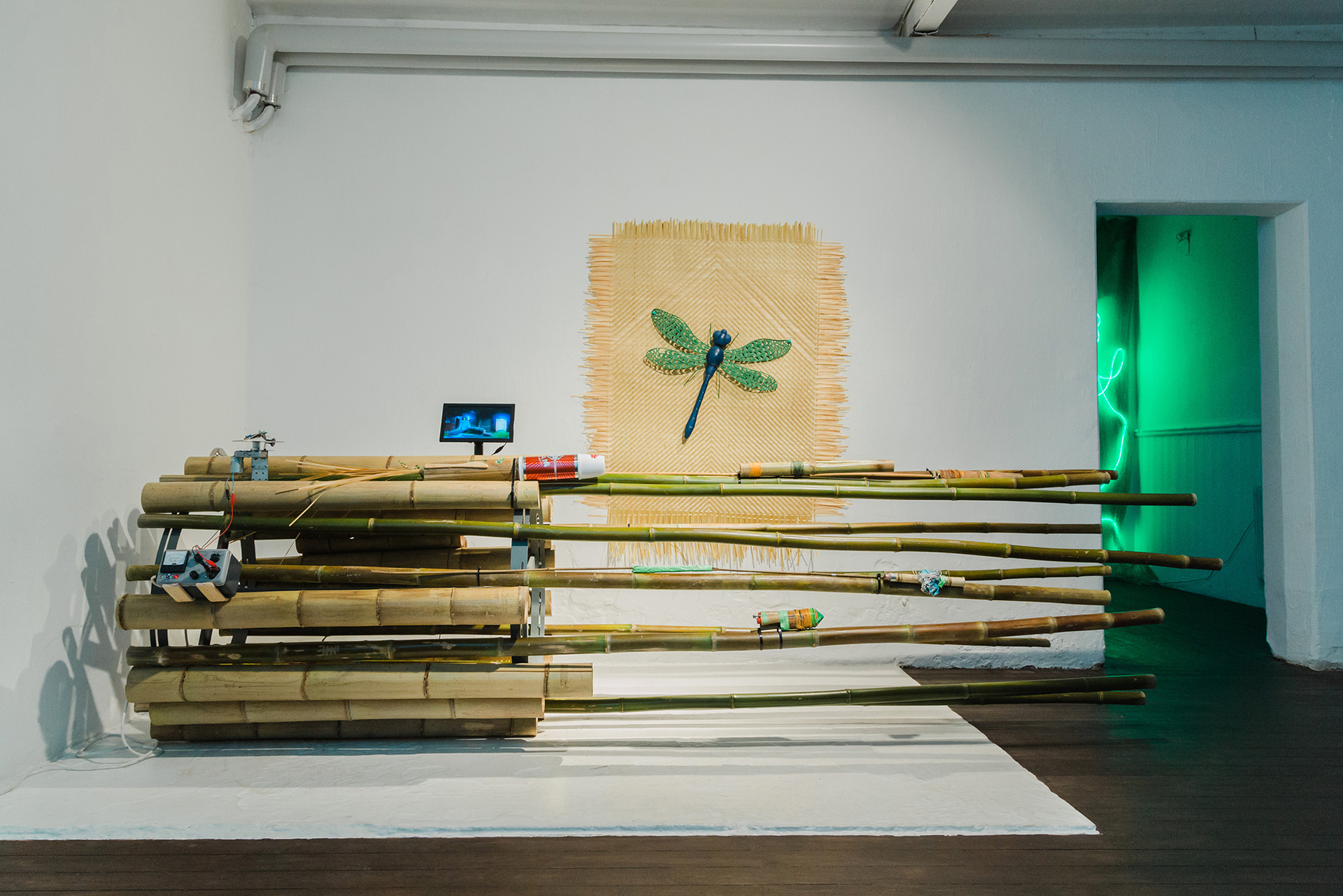 Installation view Bamboocene: Memories of Synchronicity, 2020